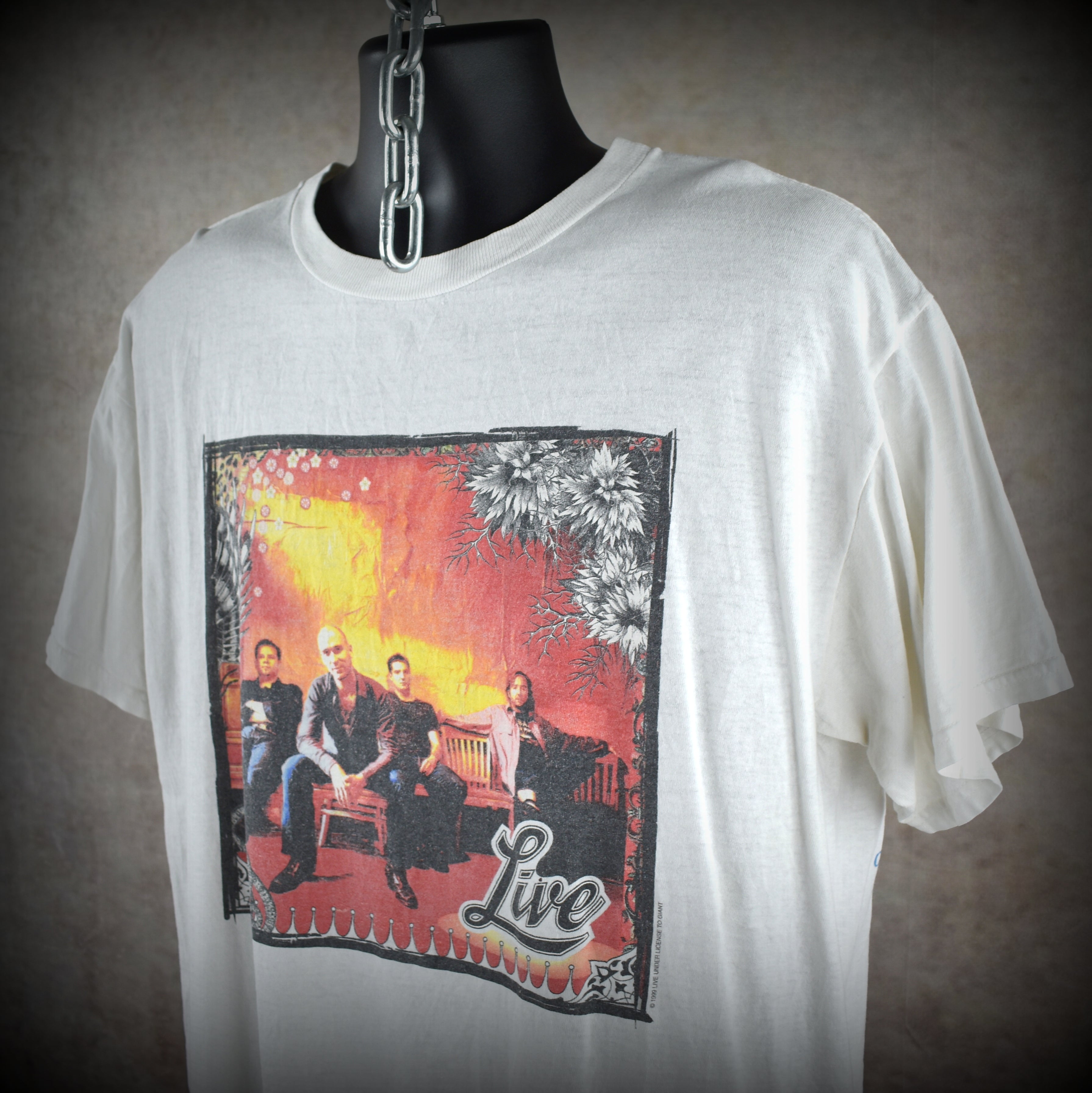 1999 live vintage the dolphins cry era classic y2k alt rock radio band the distance to here fall tour t-shirt