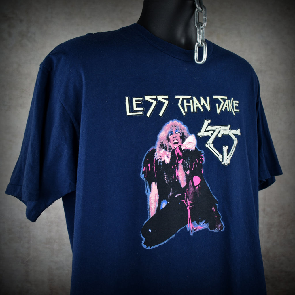 1998 less than jake vintage hello rockview era rare all my best friends are metalheads song promo 90s ska punk band t-shirt