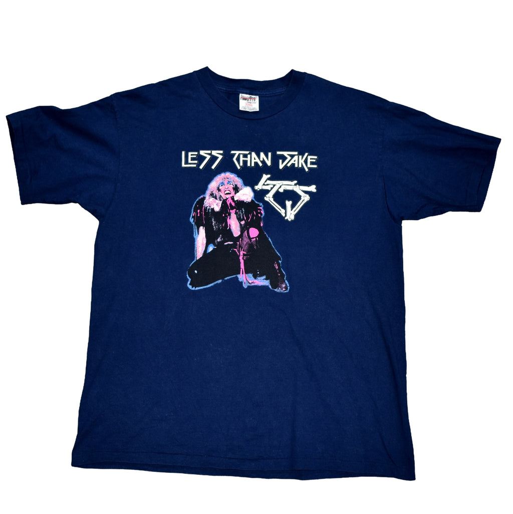1998 less than jake vintage hello rockview era rare all my best friends are metalheads song promo 90s ska punk band t-shirt