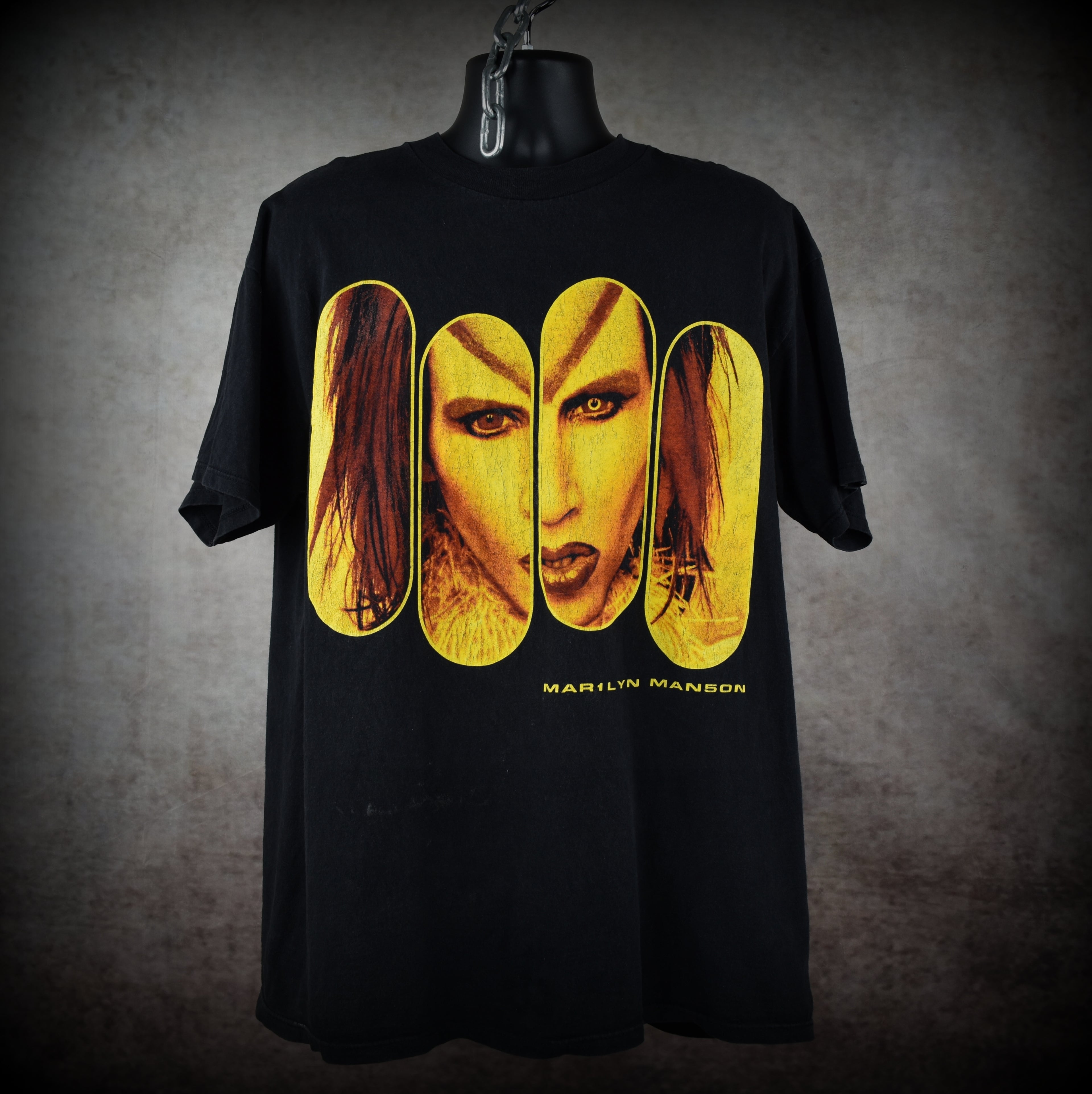 1999 mar1lyn man5on vintage mechanical animals era iconic y2k glam grunge album promo t-shirt