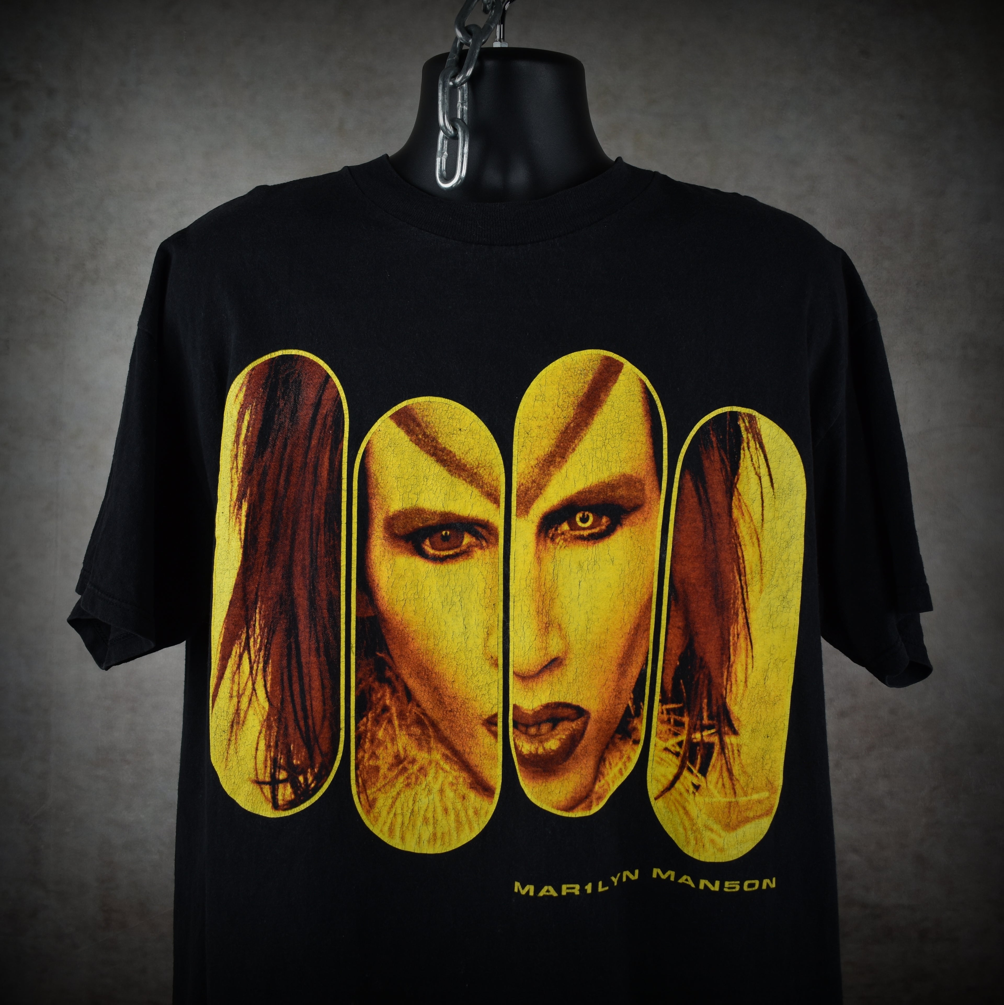 1999 mar1lyn man5on vintage mechanical animals era iconic y2k glam grunge album promo t-shirt