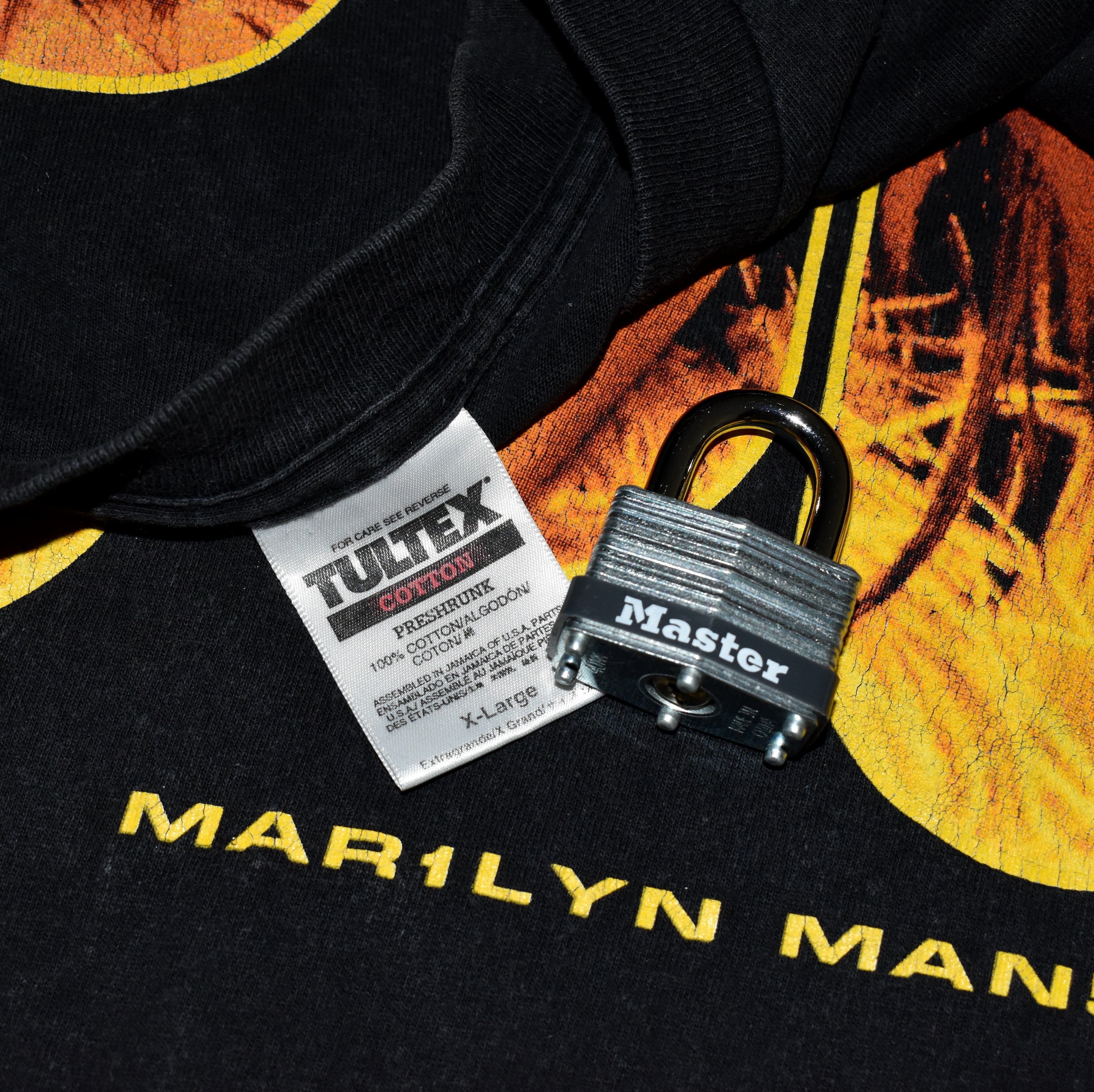 1999 mar1lyn man5on vintage mechanical animals era iconic y2k glam grunge album promo t-shirt