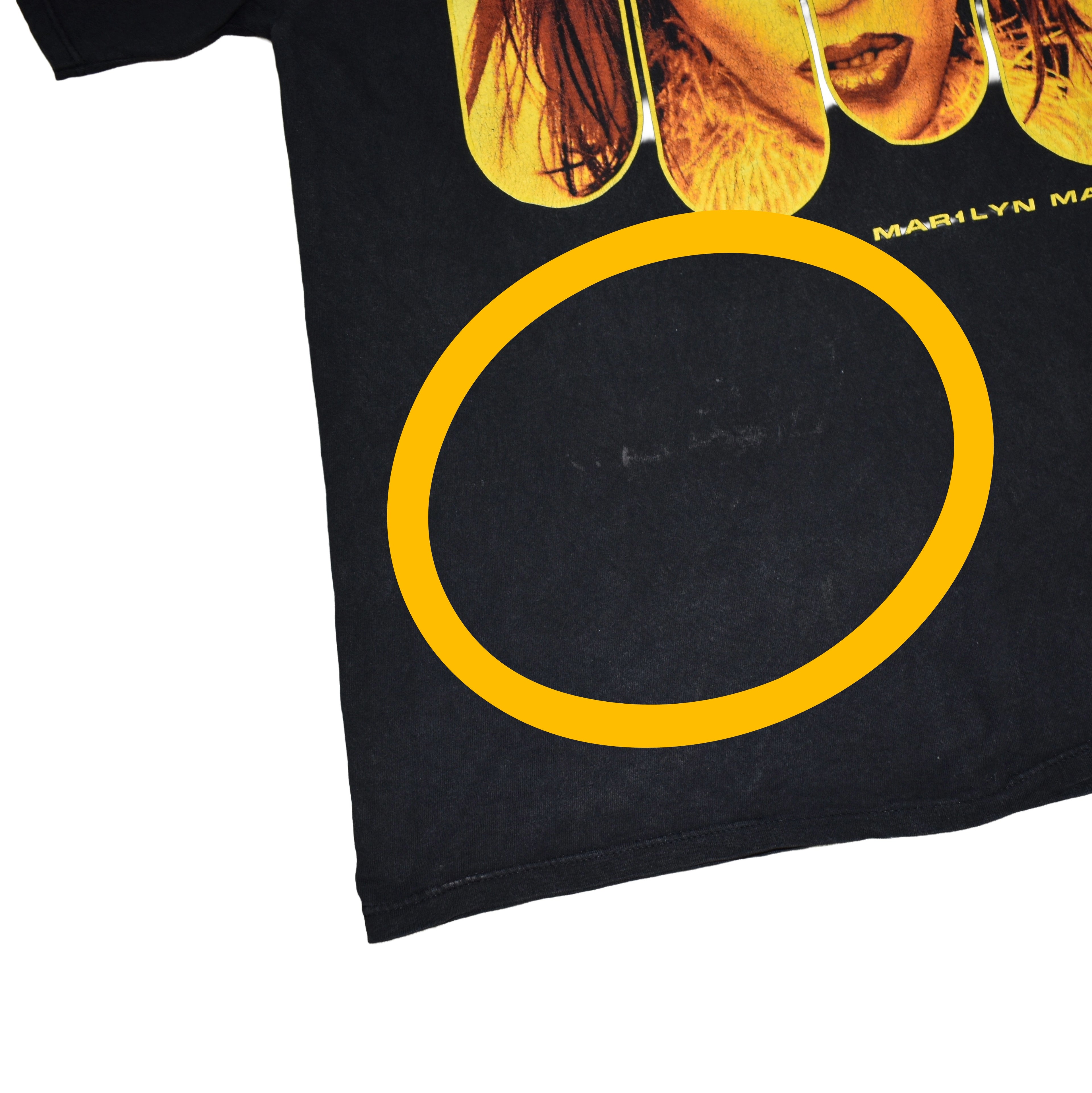 1999 mar1lyn man5on vintage mechanical animals era iconic y2k glam grunge album promo t-shirt