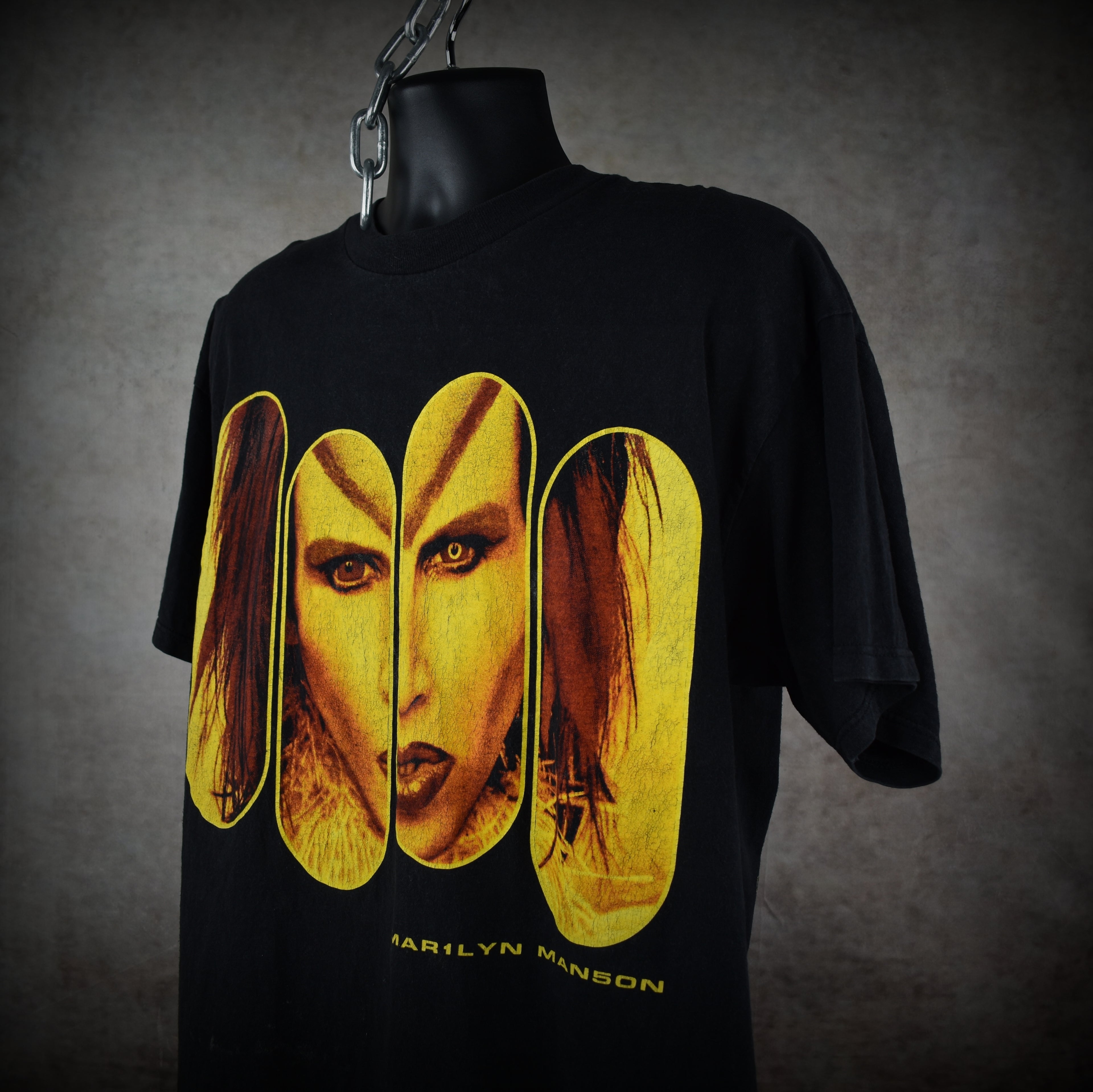 1999 mar1lyn man5on vintage mechanical animals era iconic y2k glam grunge album promo t-shirt