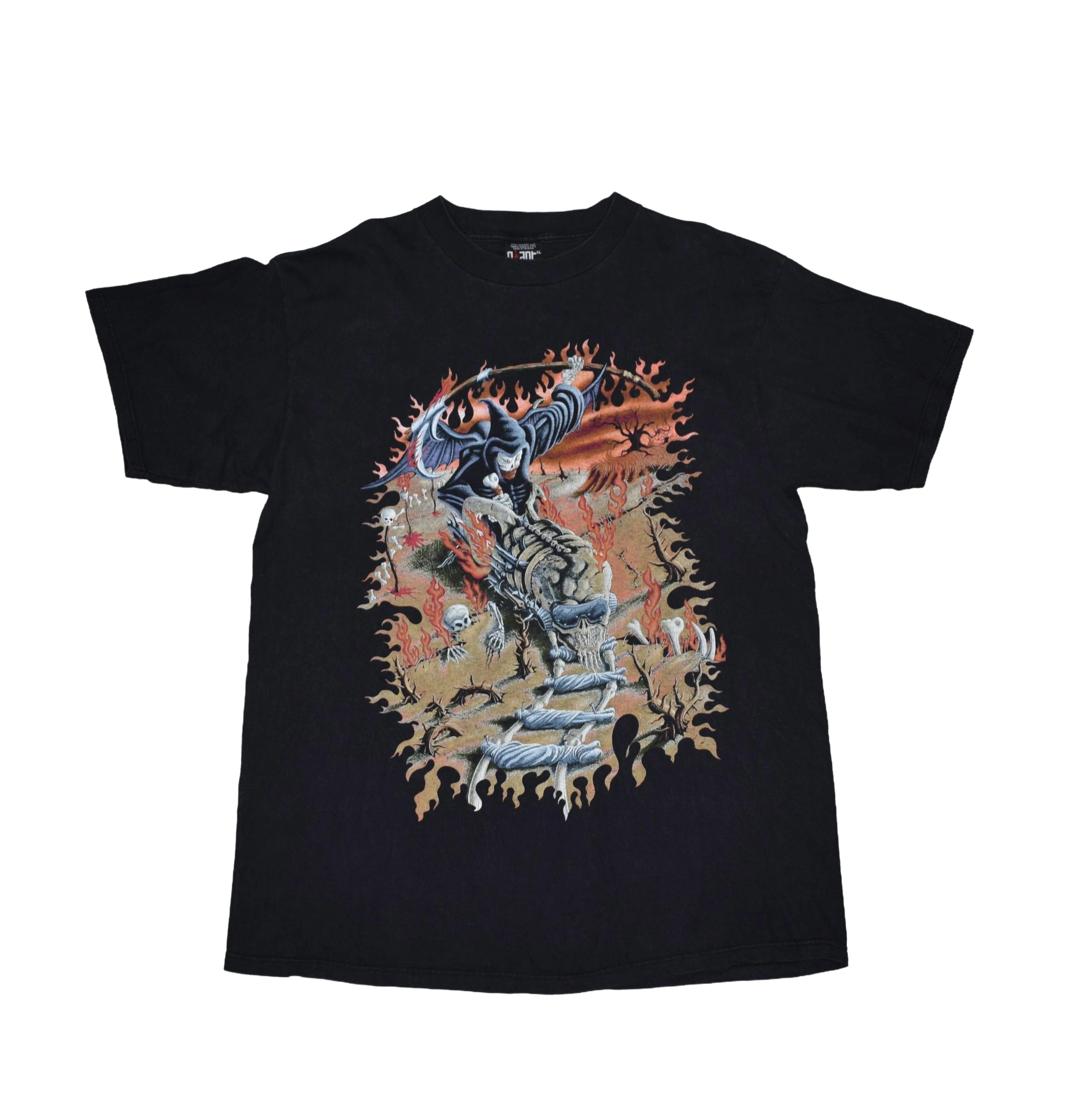 1994 megadeth vintage vic rattlehead 90s heavy metal band youthanasia tour t-shirt