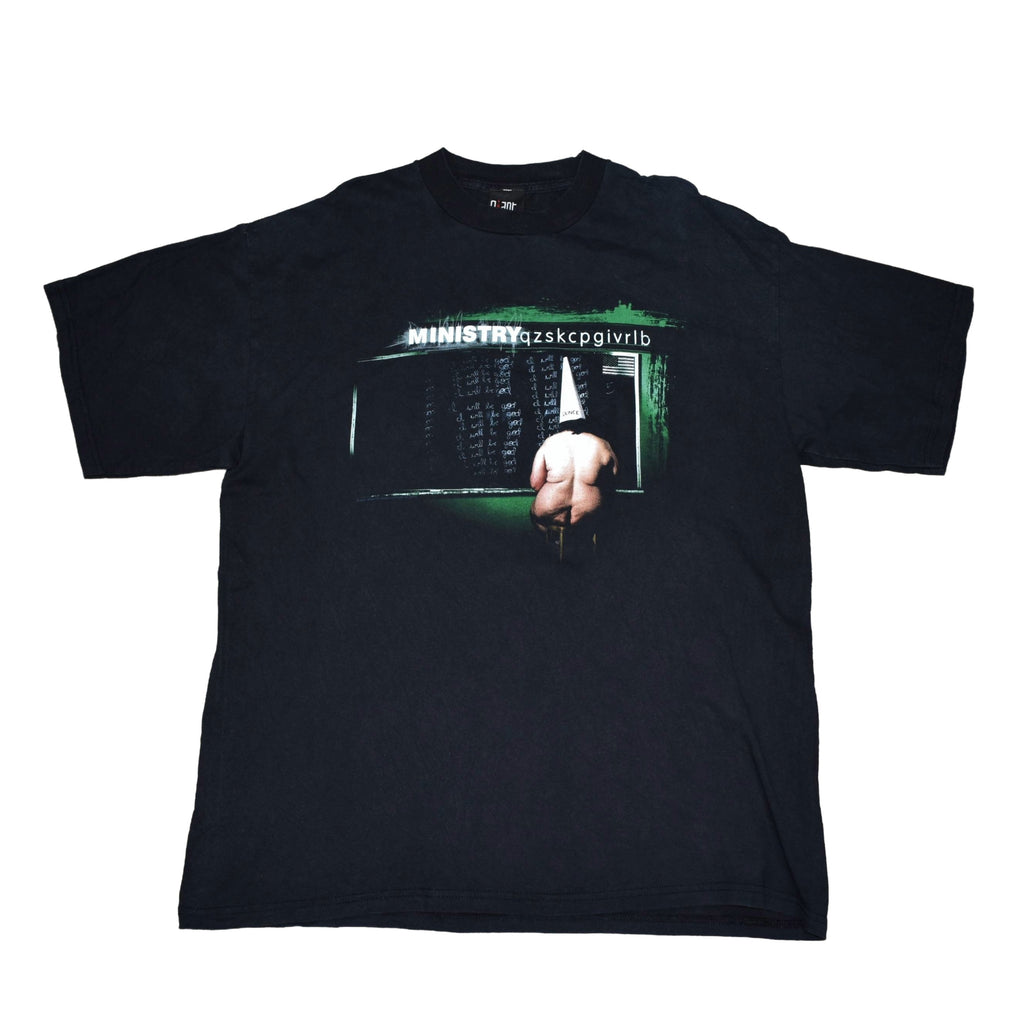 1999 ministry vintage infamous y2k dark side of the spoon album art promo band t-shirt