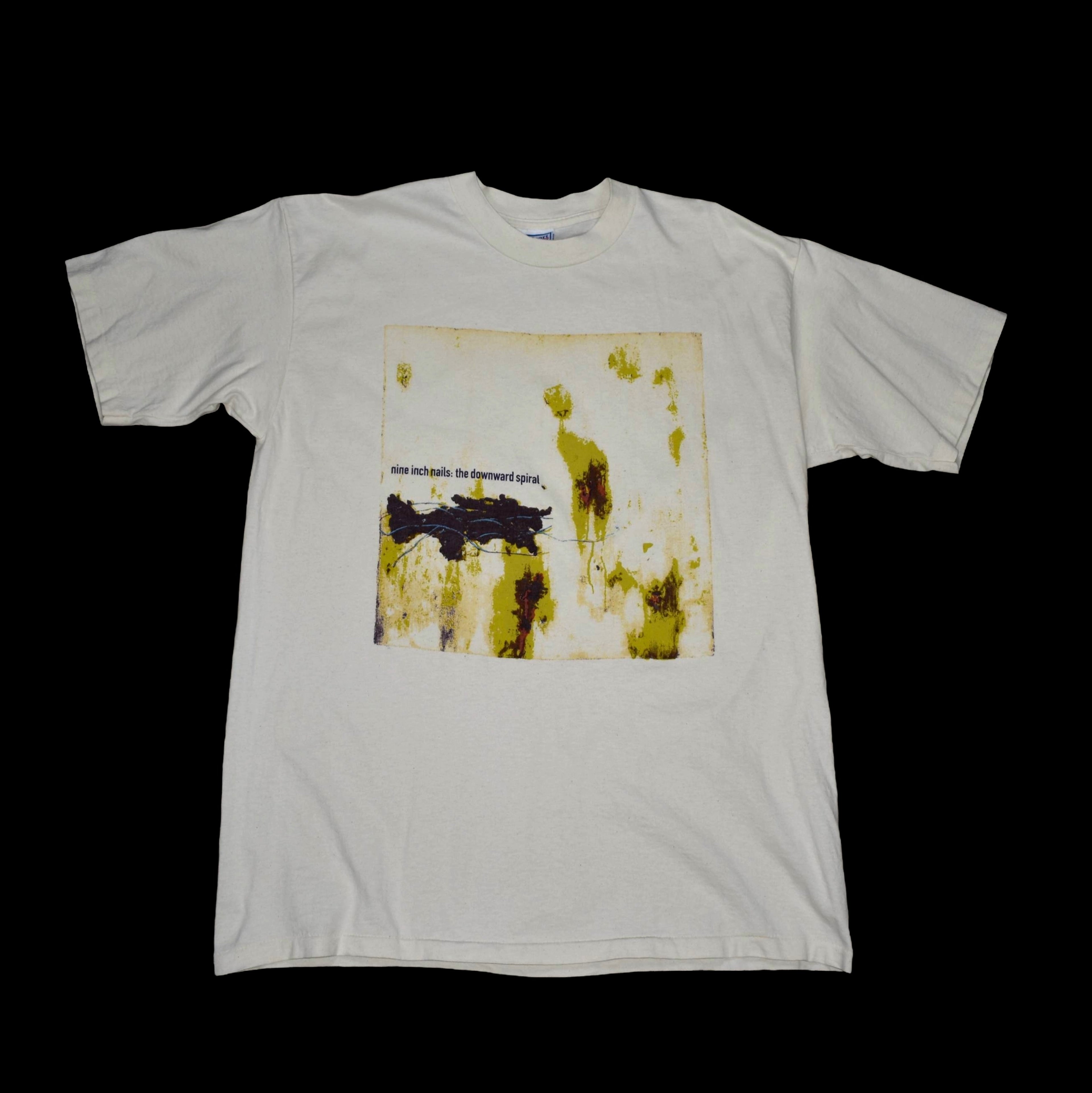 90s nine inch nails vintage the downward spiral iconic industrial grunge halo 8 album promo t-shirt