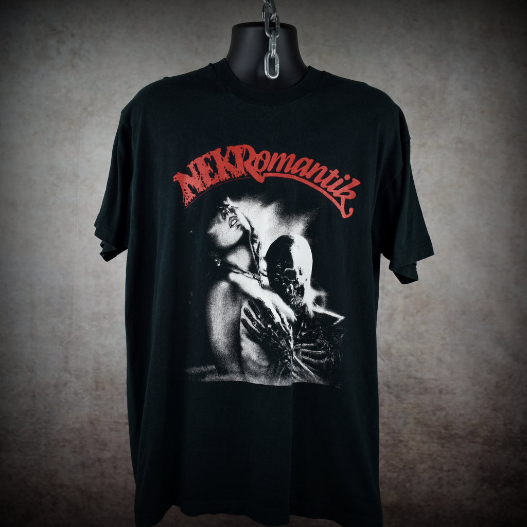 90s nekromantik vintage cult classic 1987 german erotic exploitation horror movie t-shirt