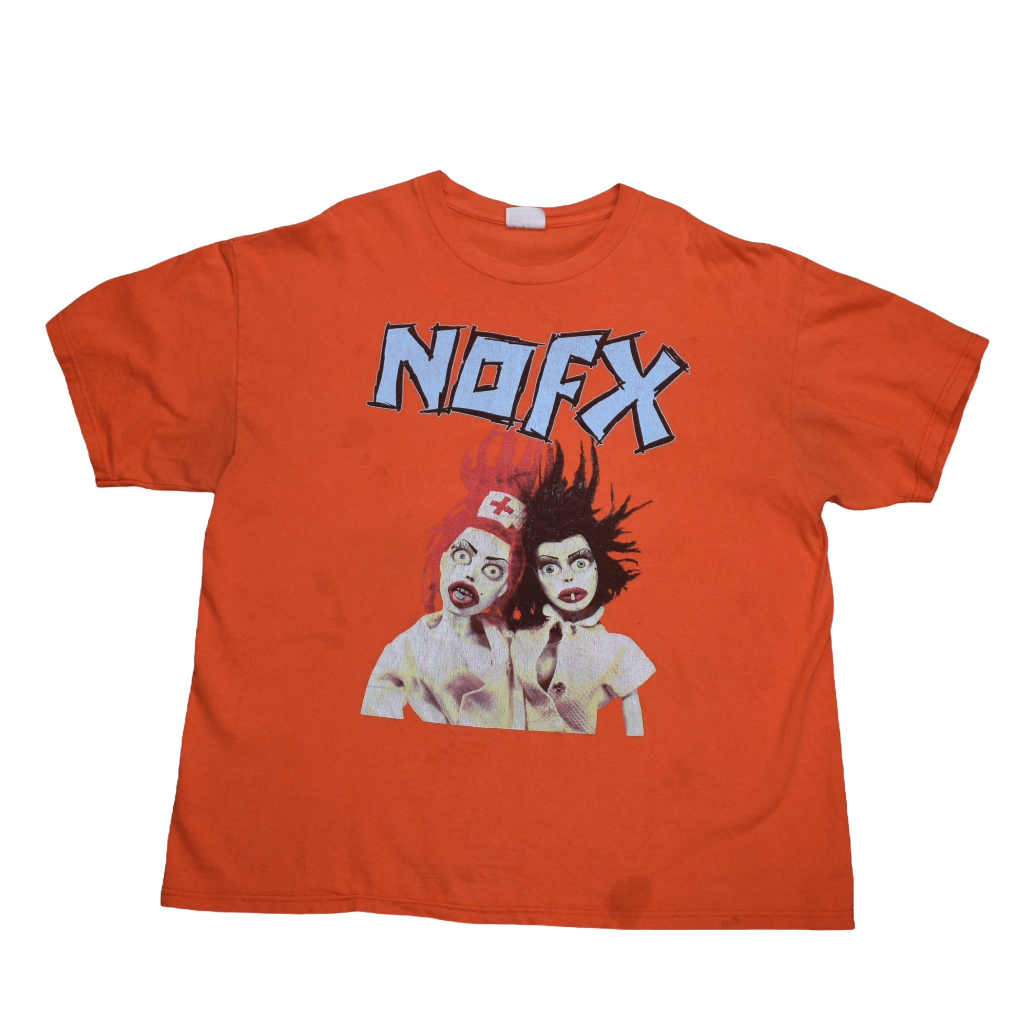 2000 nofx vintage pump up the valuum whirled tour '00 classic y2k pop punk band t-shirt
