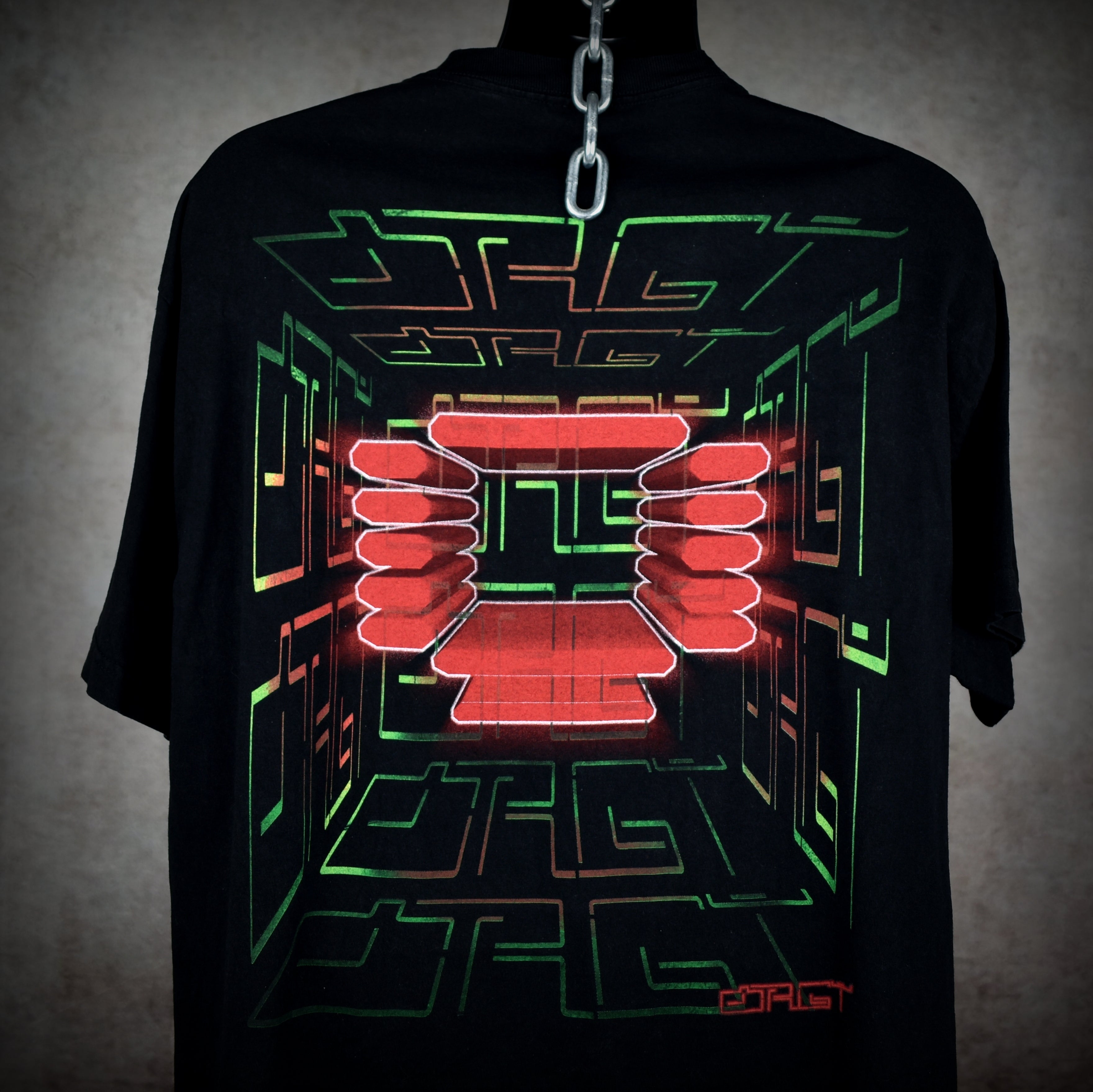 2000 orgy vintage "fiction (dreams in digital) era y2k nü glam band vapor transmission album promo t-shirt