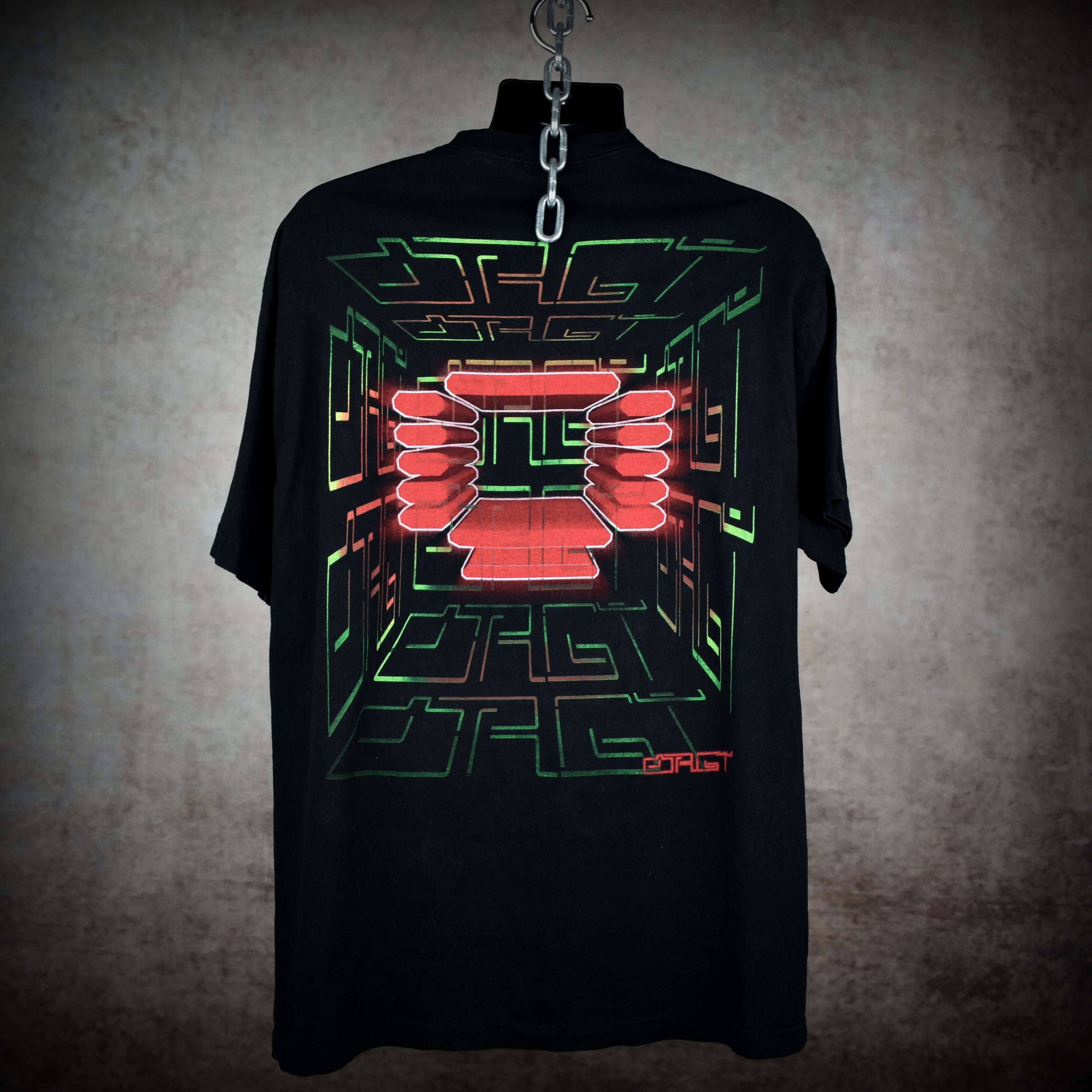 2000 orgy vintage "fiction (dreams in digital) era y2k nü glam band vapor transmission album promo t-shirt