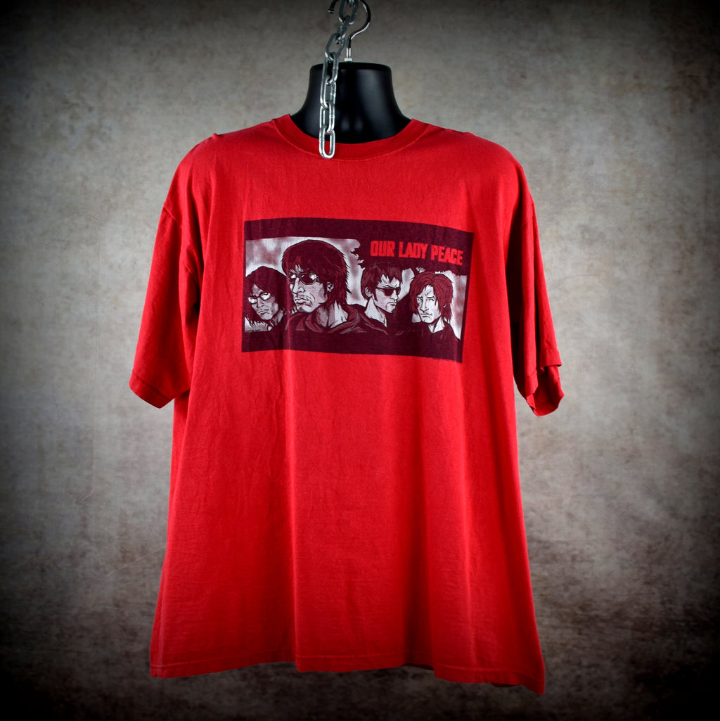 2003 our lady peace vintage somewhere out there era classic 00s alt pop rock band t-shirt