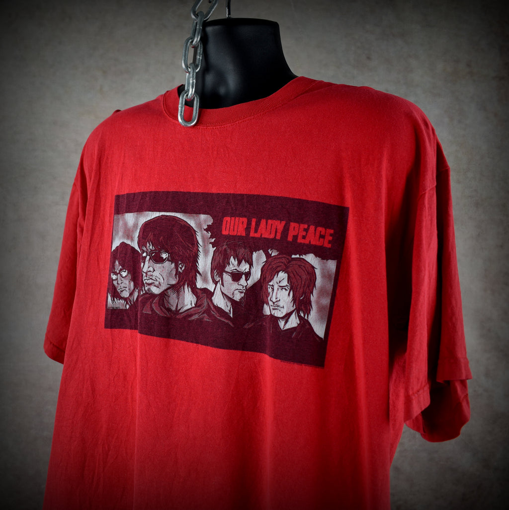2003 our lady peace vintage somewhere out there era classic 00s alt pop rock band t-shirt