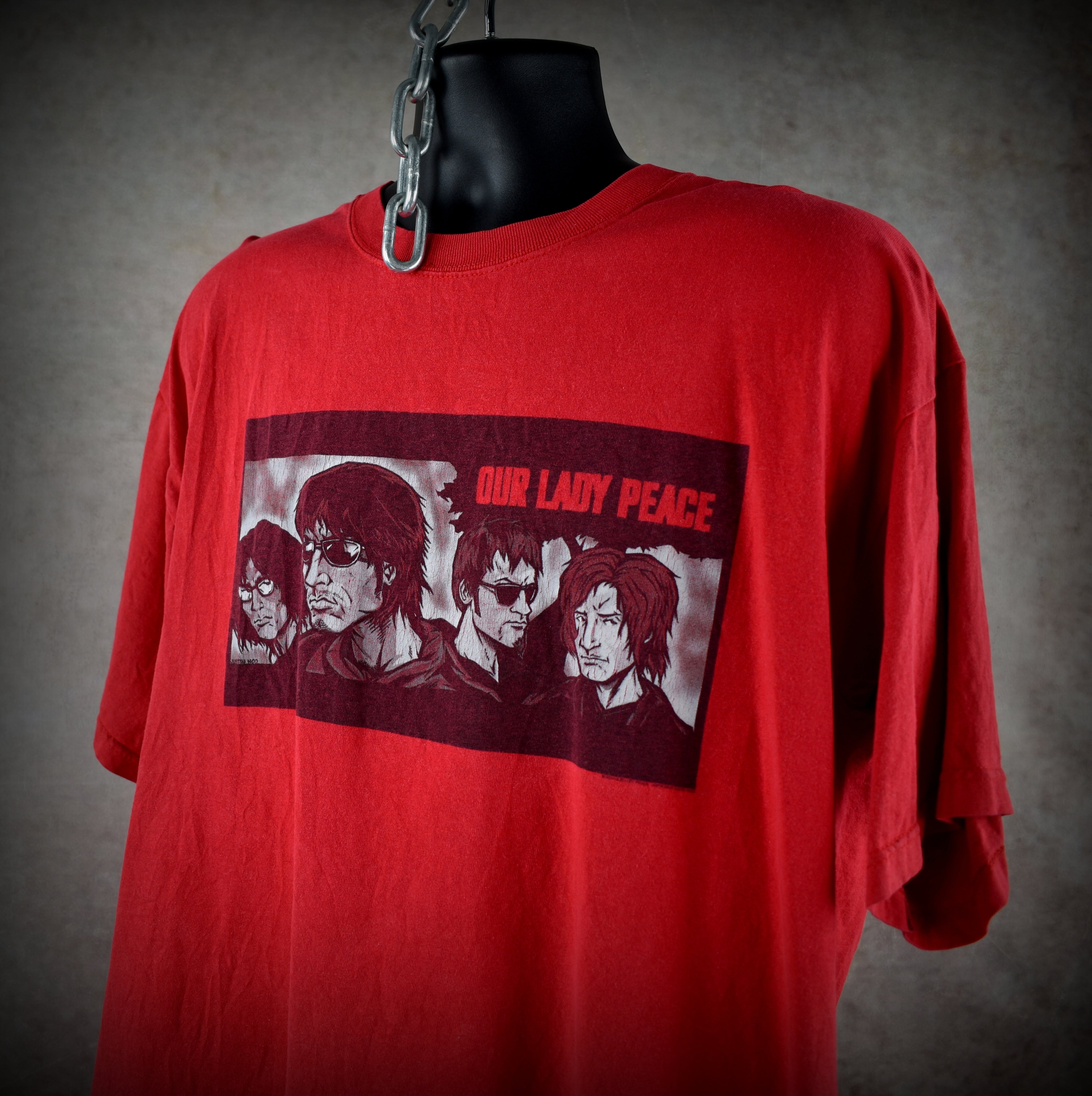 2003 our lady peace vintage somewhere out there era classic 00s alt pop rock band t-shirt