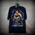 1999 owen hart vintage the king of harts iconic 90s wwf wrestler promo t-shirt