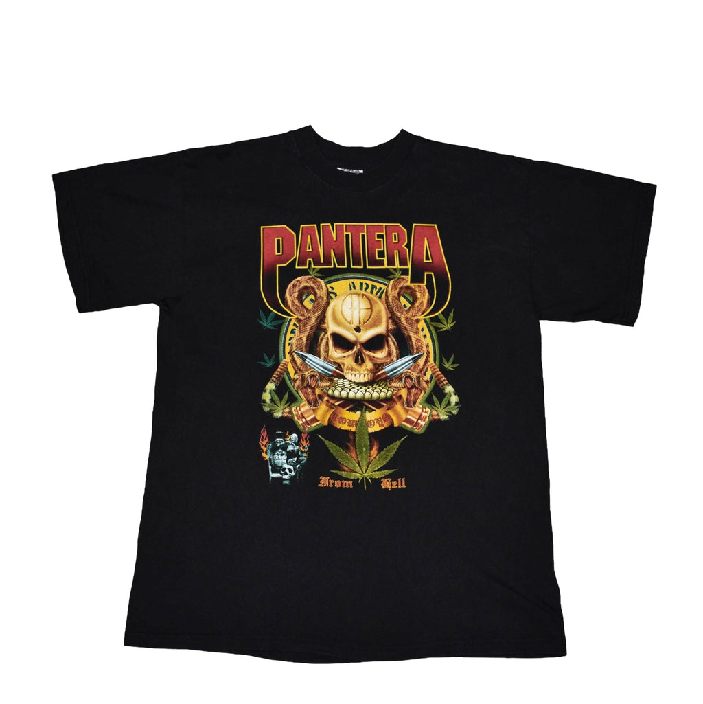 2000s pantera vintage mexican bootleg cowboys from hell iconic heavy metal band t-shirt