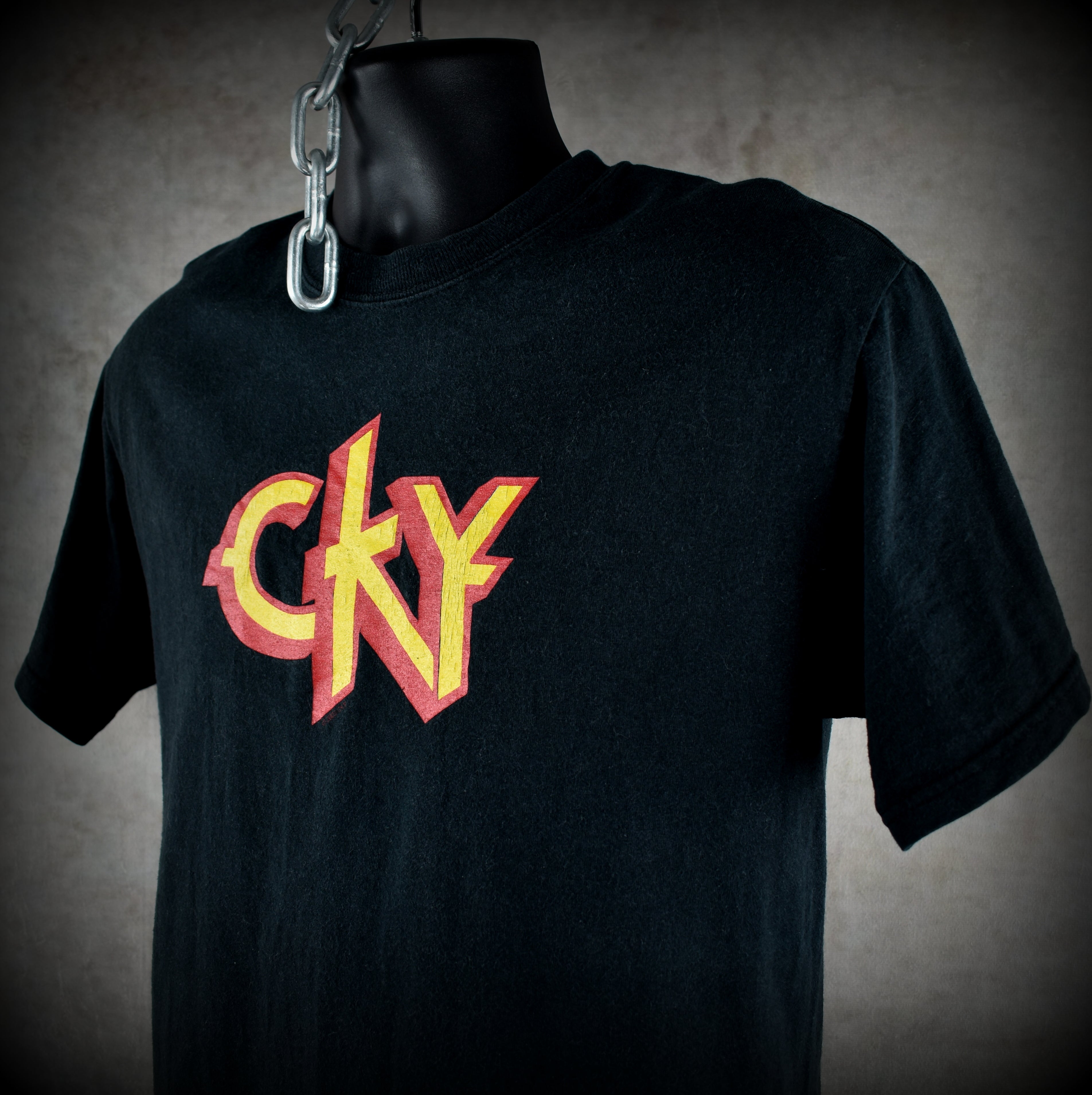 2003 cky vintage jackass era cult classic alt metal band infiltrate•destroy•rebuild album promo t-shirt