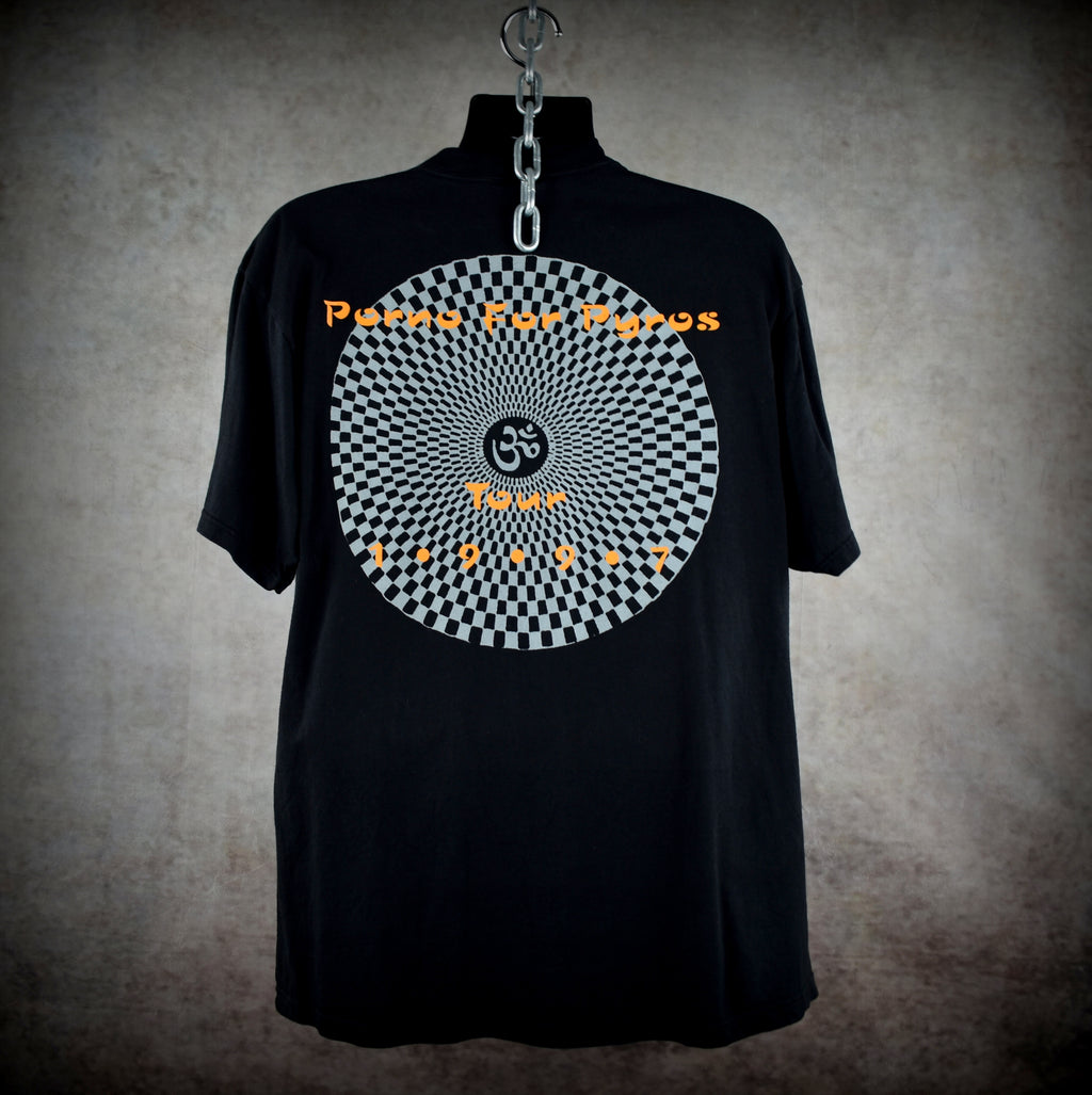 1997 porno for pyros vintage good god's urge era cult 90s alt rock band tahitian moon single promo t-shirt