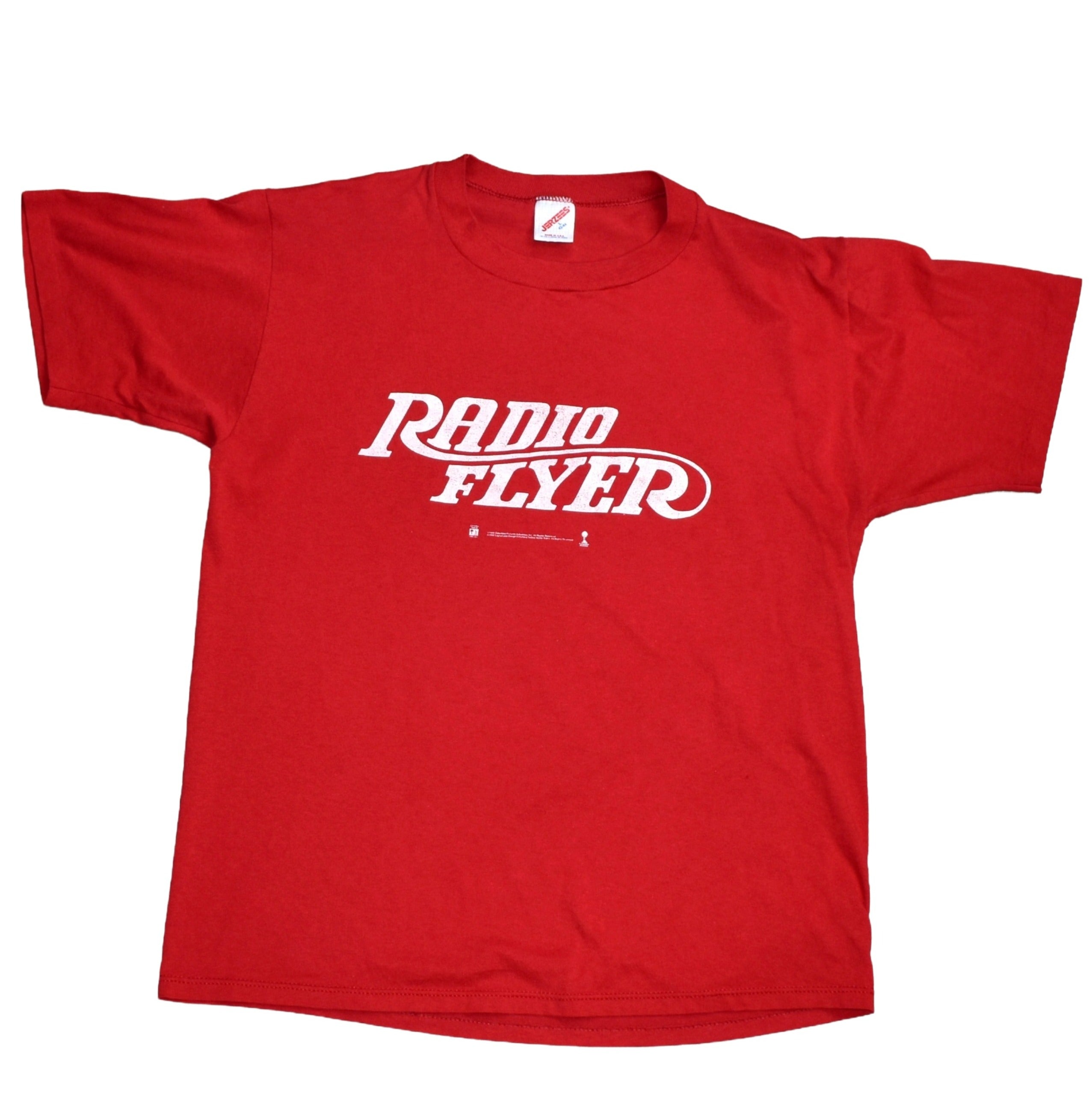 1992 radio flyer vintage cult classic early 90s elijah wood drama fantasy movie promo t-shirt
