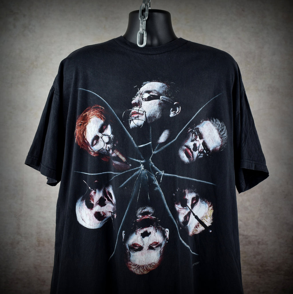 1998 rammstein vintage sehnsucht "du hast" era iconic german metal band promo t-shirt