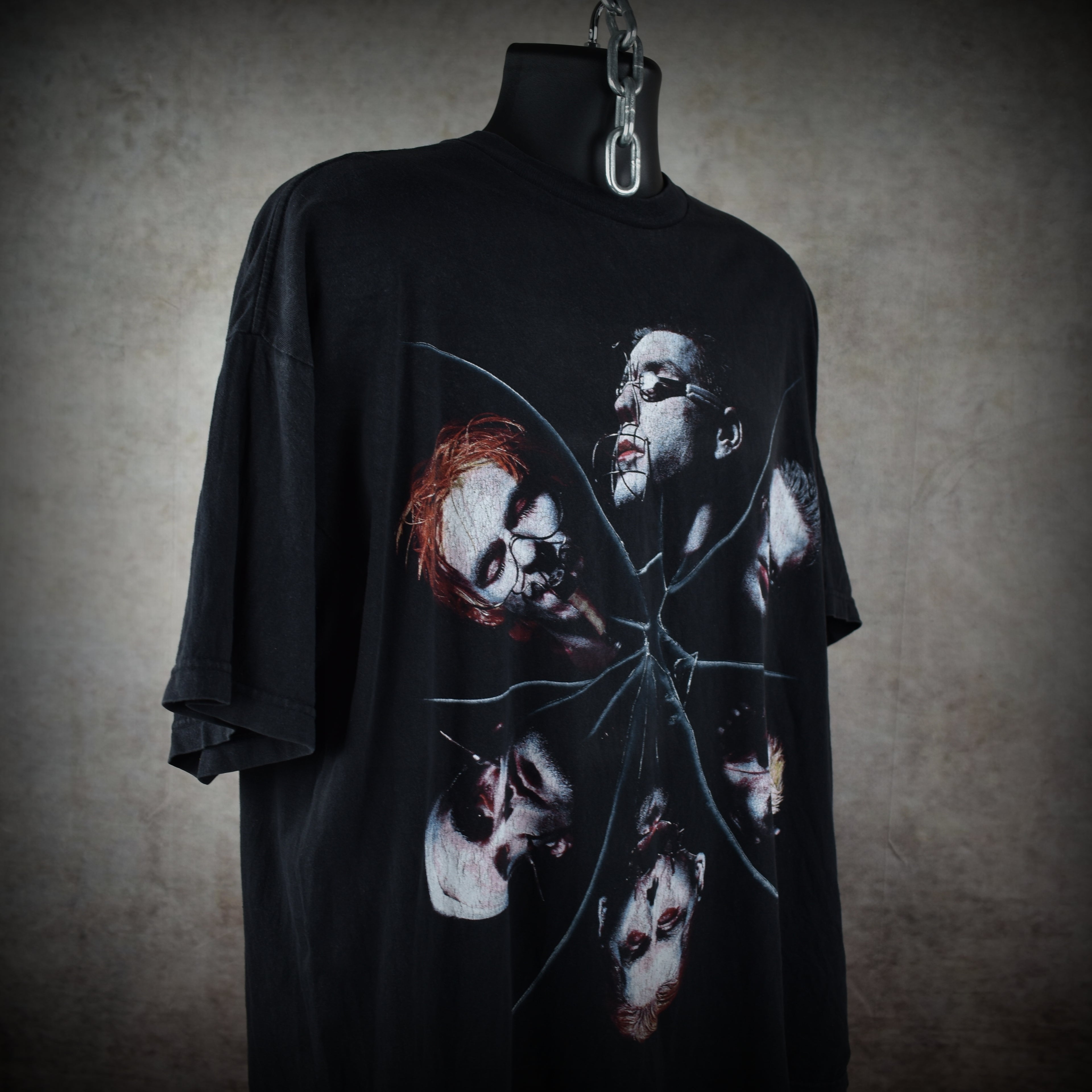 1998 rammstein vintage sehnsucht "du hast" era iconic german metal band promo t-shirt