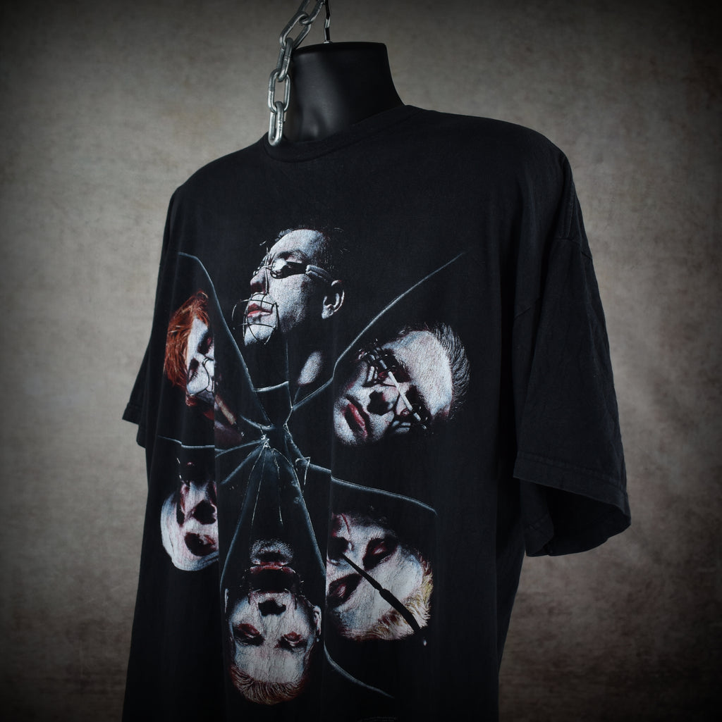 1998 rammstein vintage sehnsucht "du hast" era iconic german metal band promo t-shirt