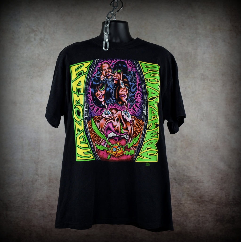 1993 ramones vintage acid eaters album art promo iconic punk rock band t-shirt