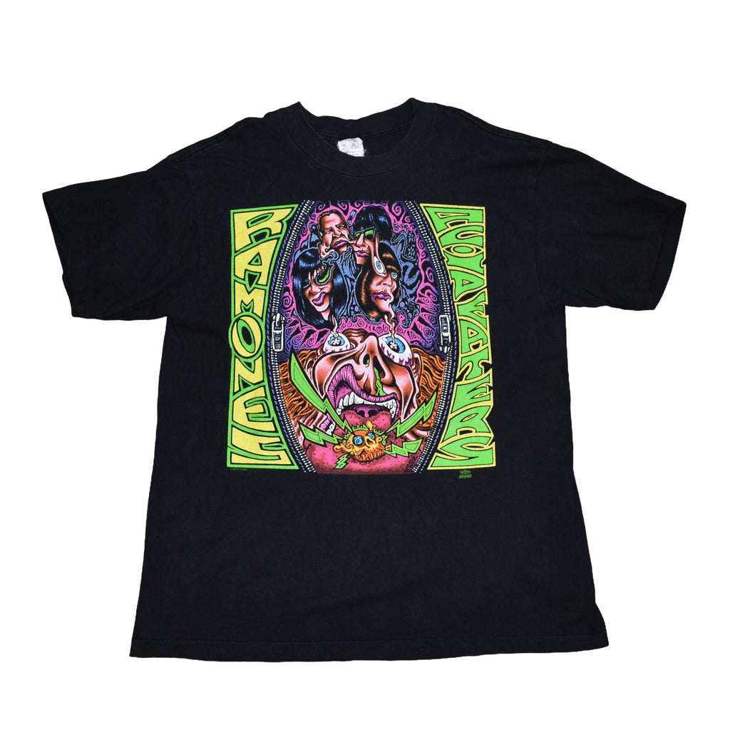1993 ramones vintage acid eaters album art promo iconic punk rock band t-shirt