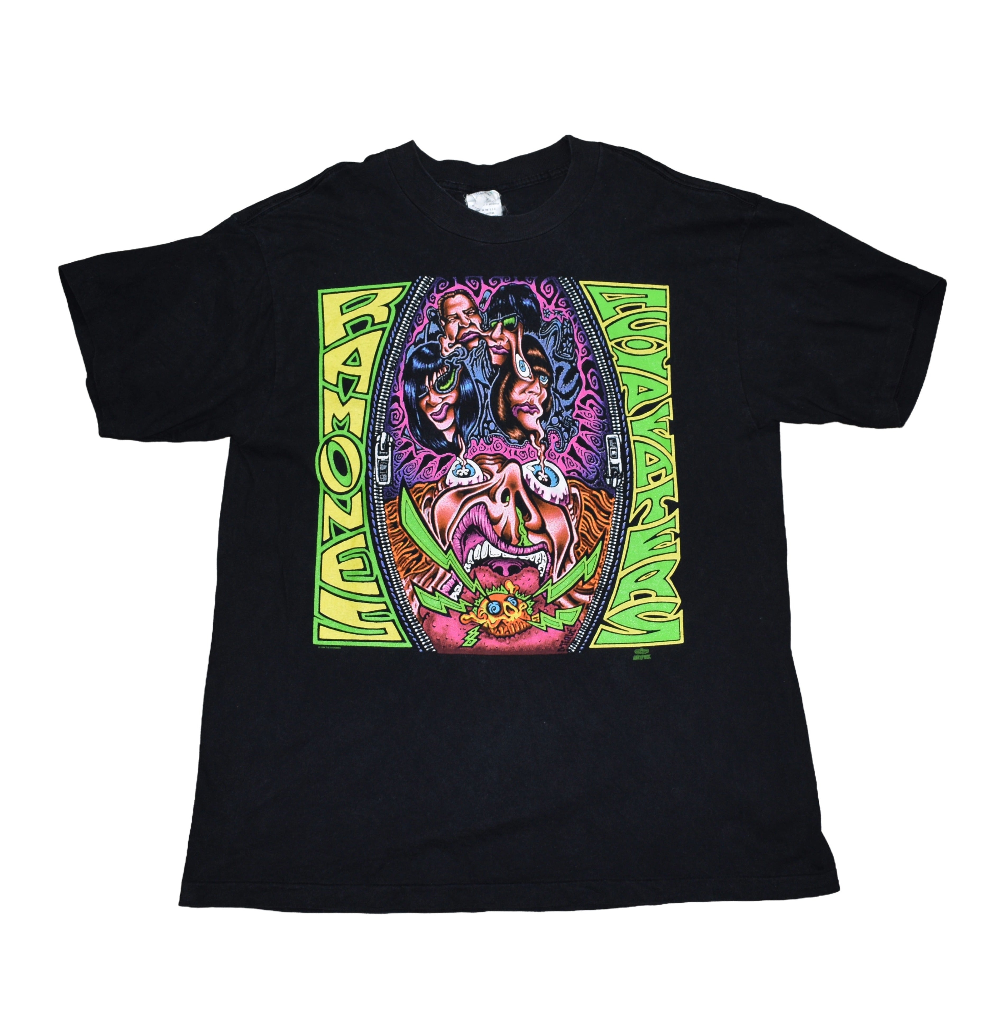 1993 ramones vintage acid eaters album art promo iconic punk rock band t-shirt