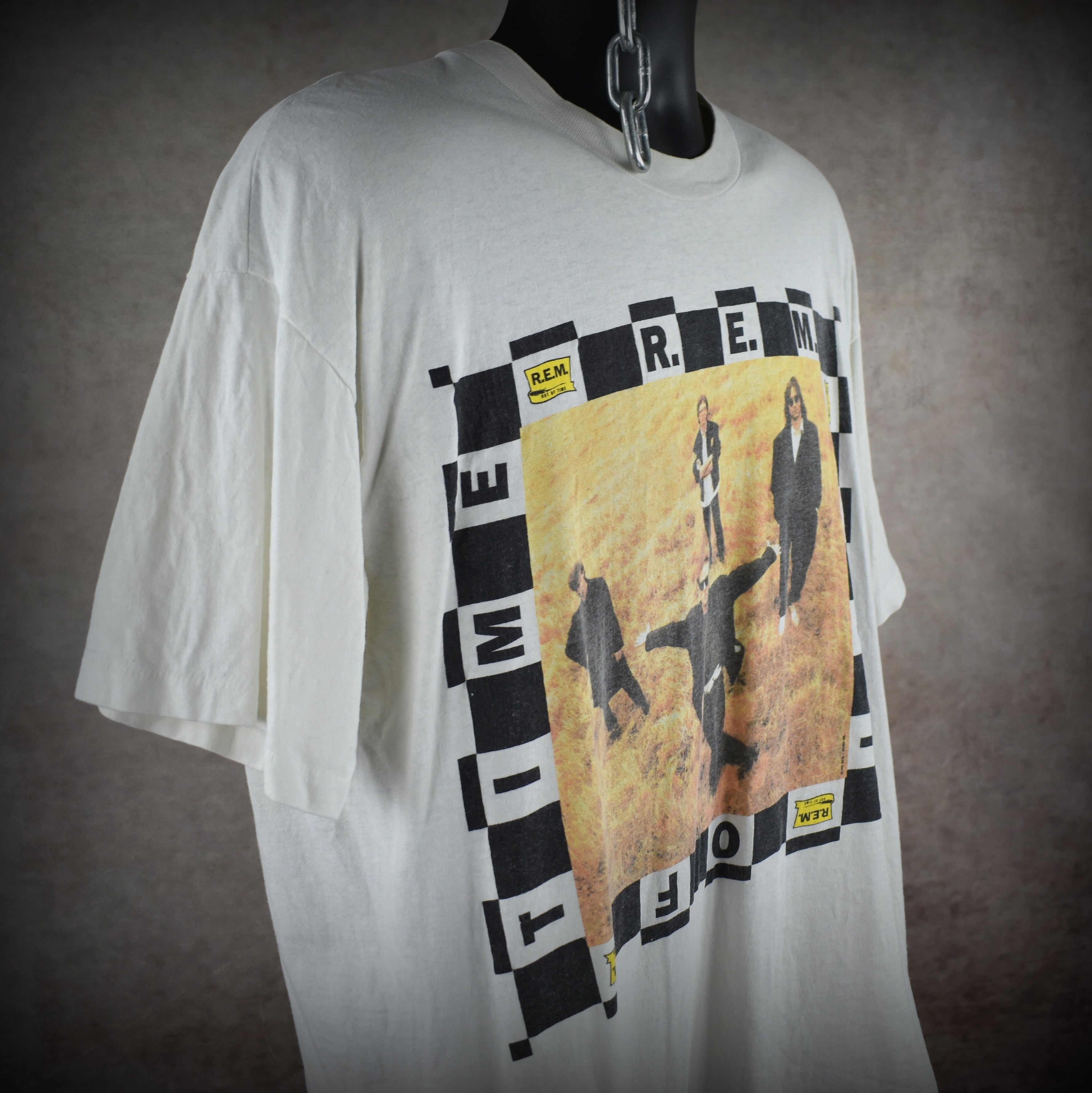 1991 r.e.m. vintage losing my religion era iconic out of time 90s alternative rock band promo t-shirt