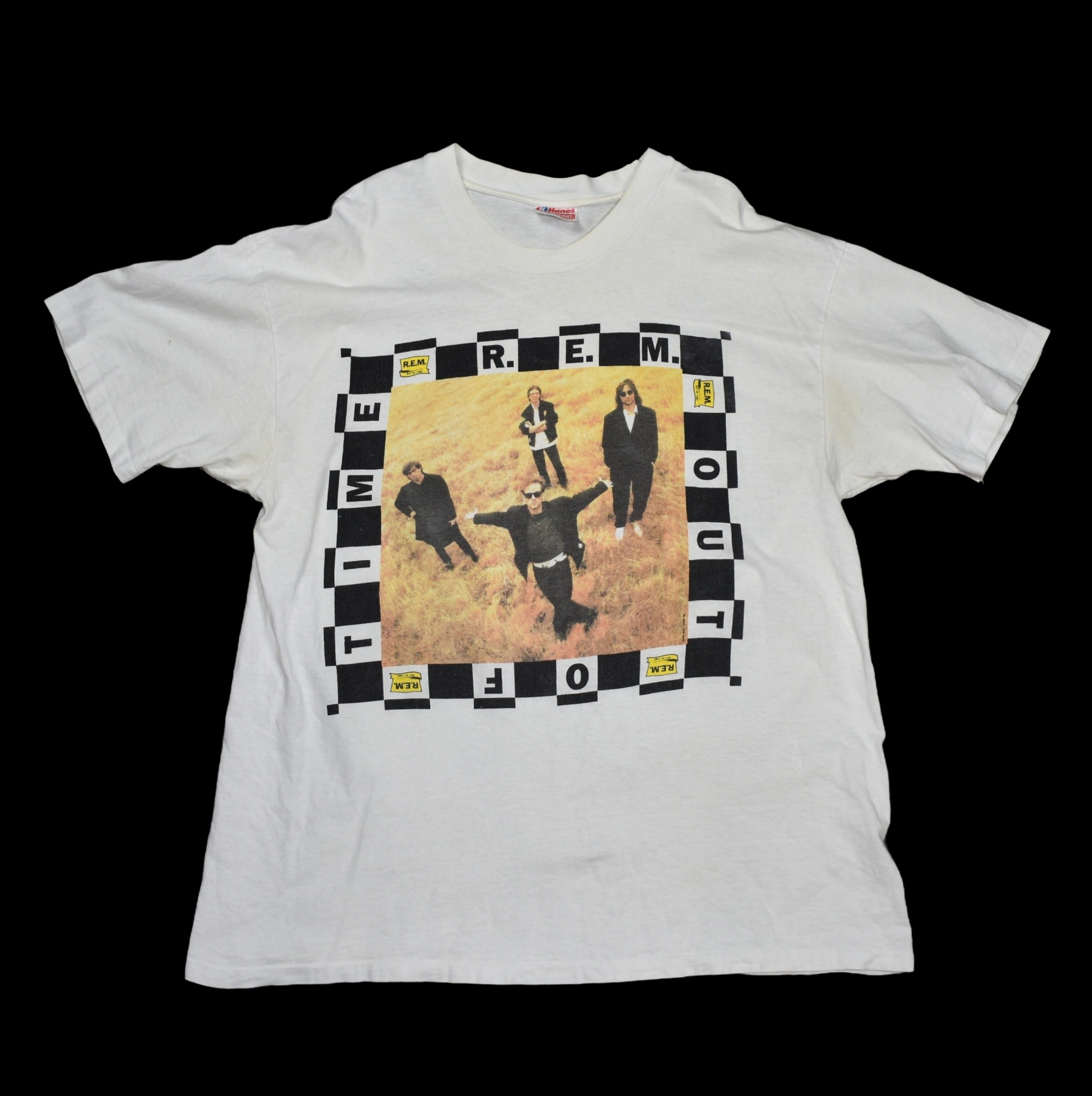 1991 r.e.m. vintage losing my religion era iconic out of time 90s alternative rock band promo t-shirt