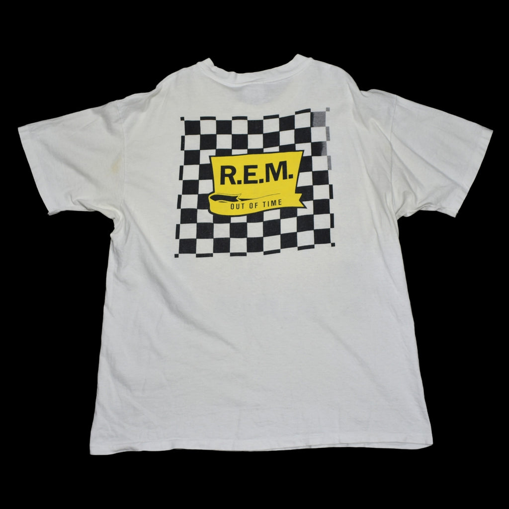 1991 r.e.m. vintage losing my religion era iconic out of time 90s alternative rock band promo t-shirt