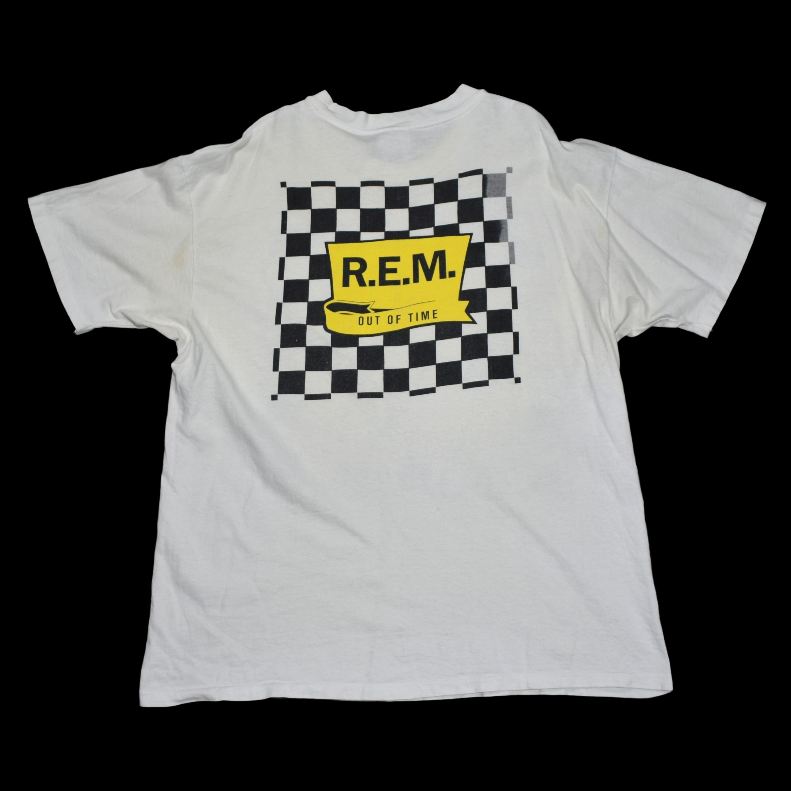1991 r.e.m. vintage losing my religion era iconic out of time 90s alternative rock band promo t-shirt