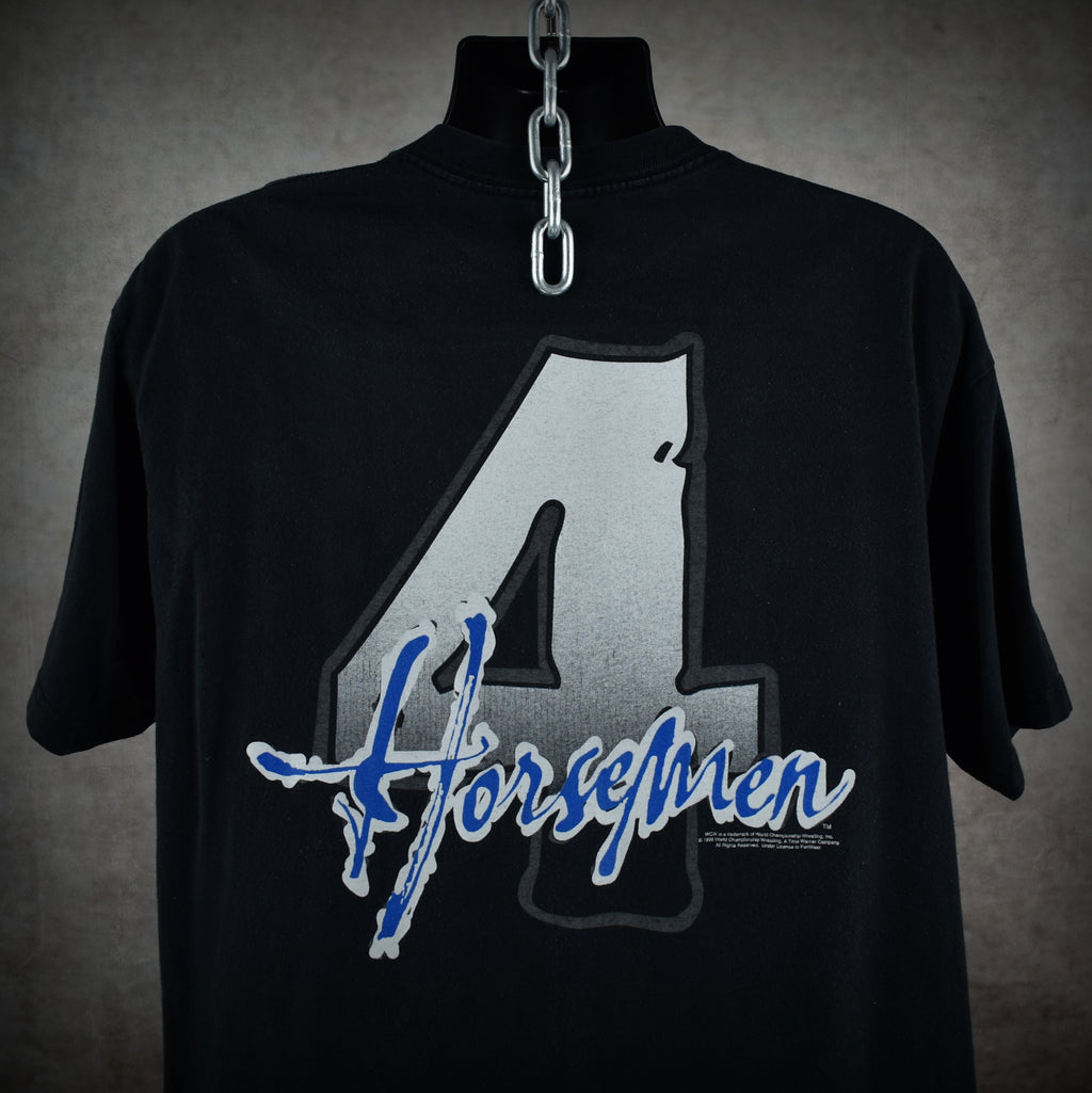 1999 ric flair vintage wooo! iconic nature boy 90s wcw four horsemen wrestler promo t-shirt