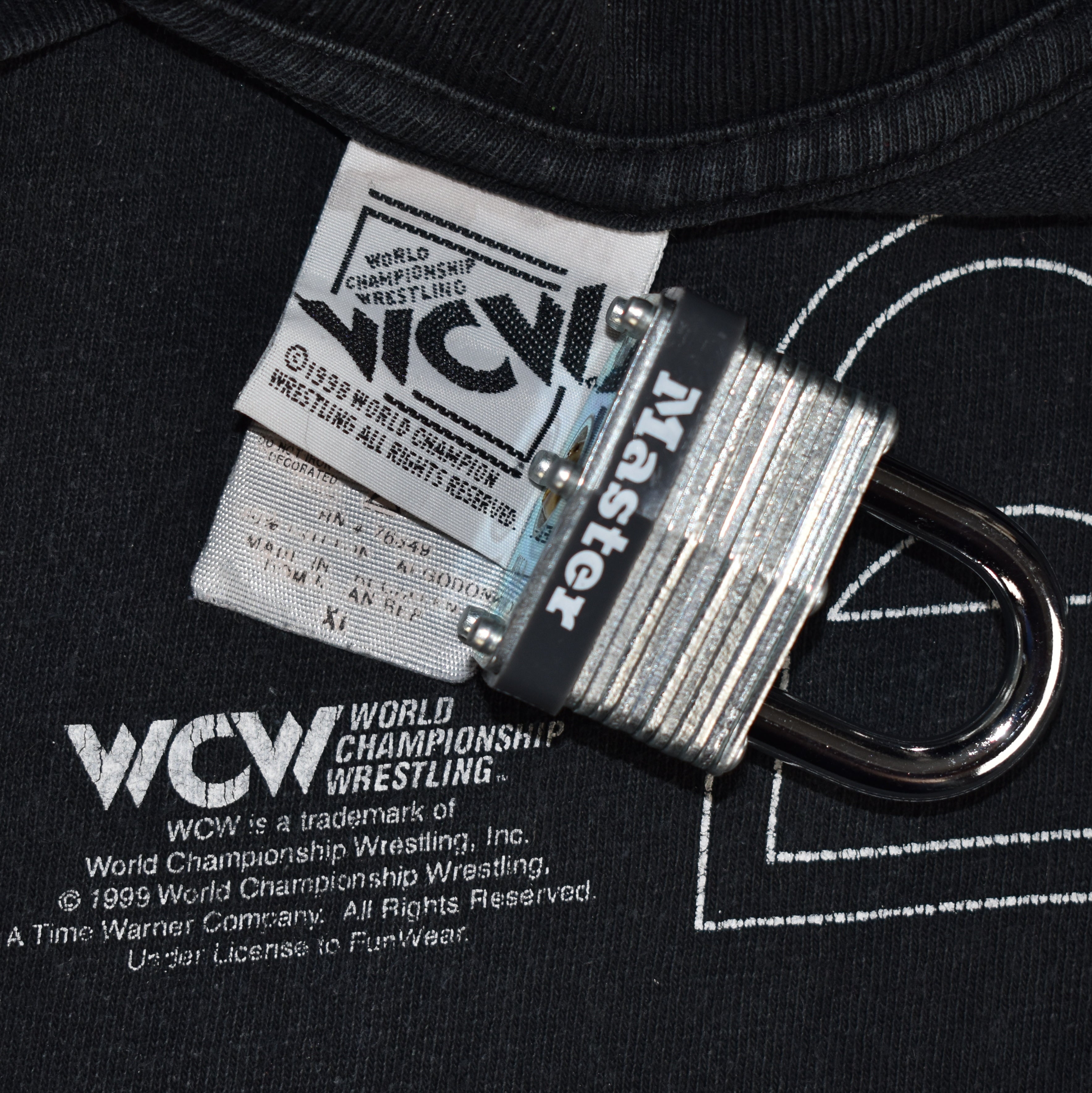 1999 ric flair vintage wooo! iconic nature boy 90s wcw four horsemen wrestler promo t-shirt