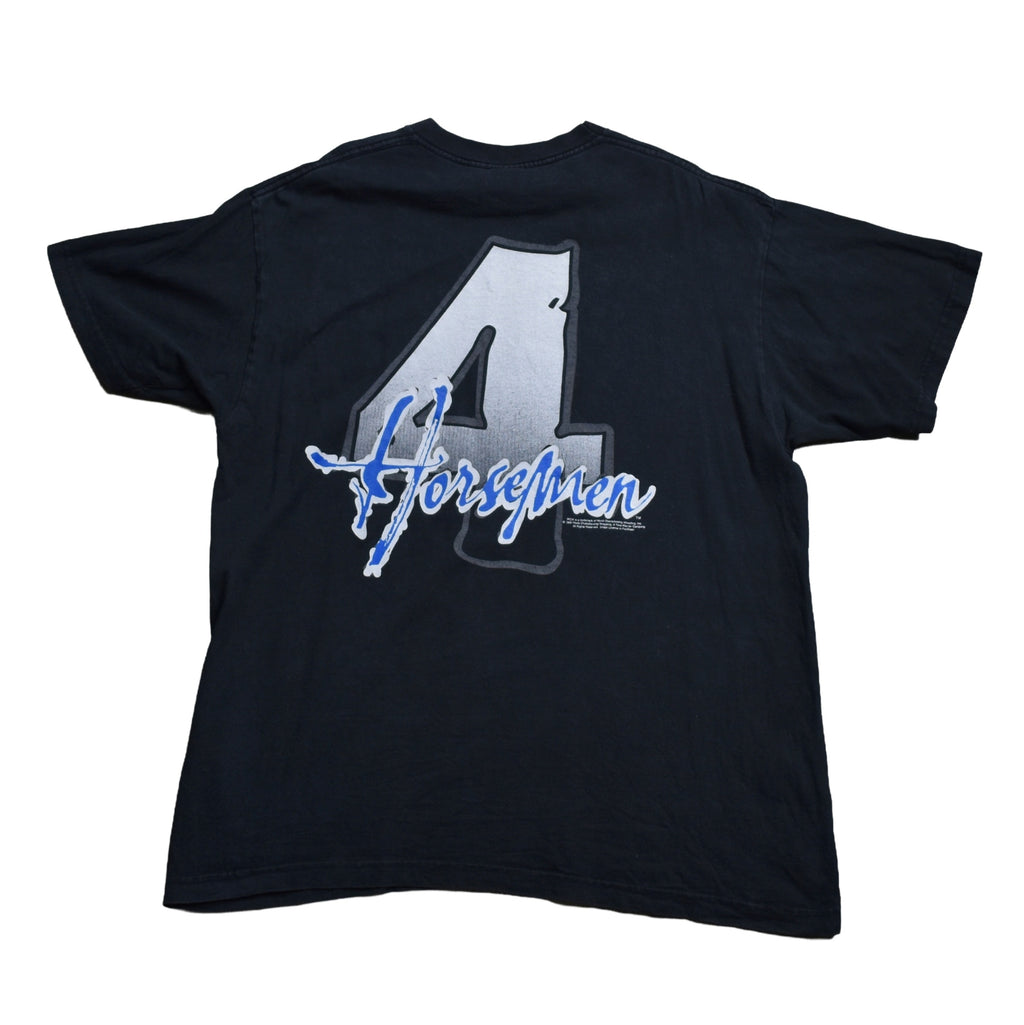 1999 ric flair vintage wooo! iconic nature boy 90s wcw four horsemen wrestler promo t-shirt