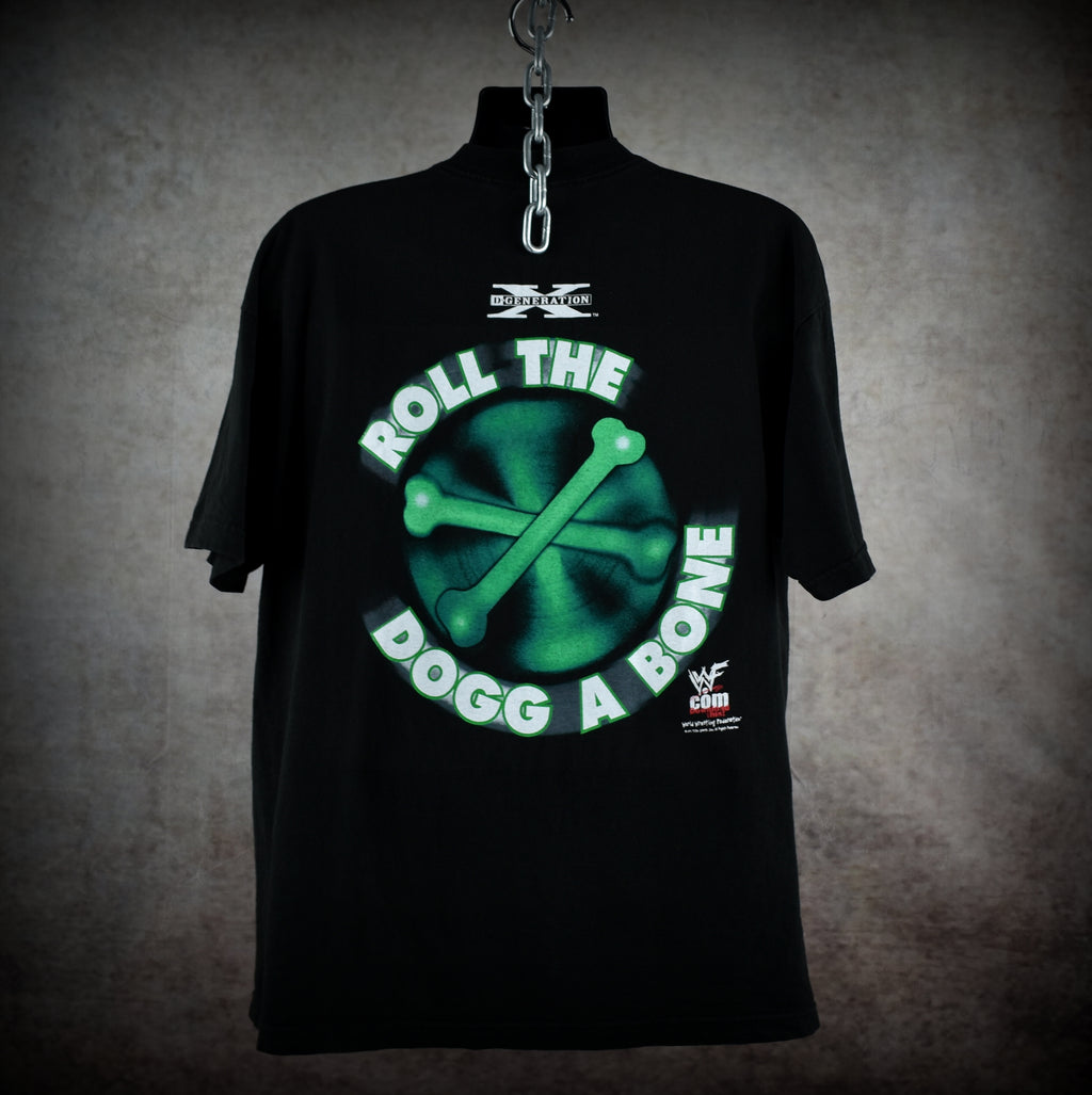 1998 the road dogg jesse james vintage d-generation x / new age outlaws 90s wwf wrestler promo t-shirt
