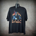 1997 steel vintage 90s cult classic shaquille o'neal superhero movie promo t-shirt