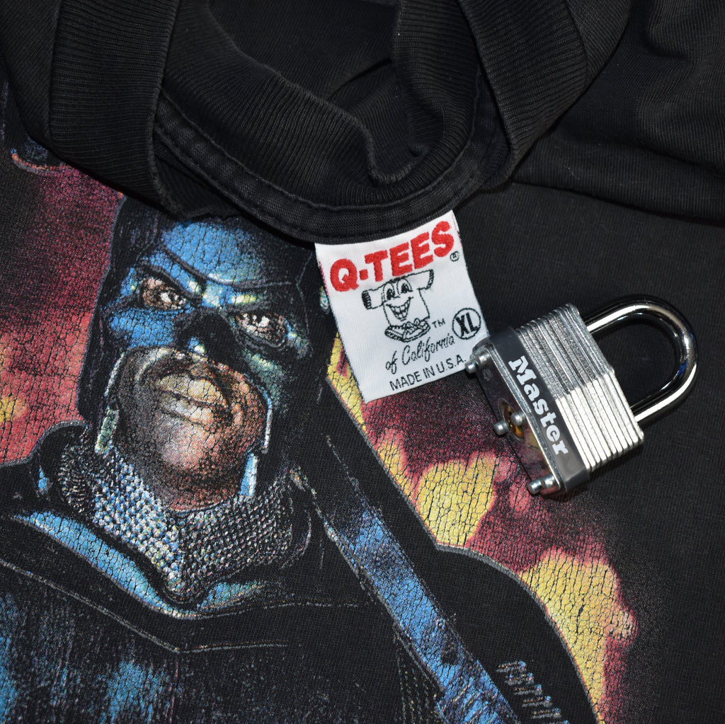 1997 steel vintage 90s cult classic shaquille o'neal superhero movie promo t-shirt