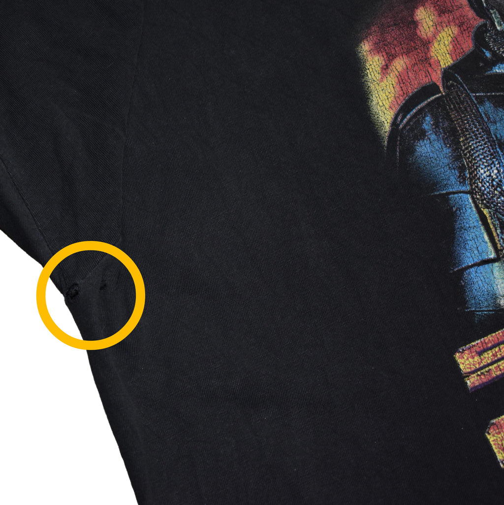 1997 steel vintage 90s cult classic shaquille o'neal superhero movie promo t-shirt