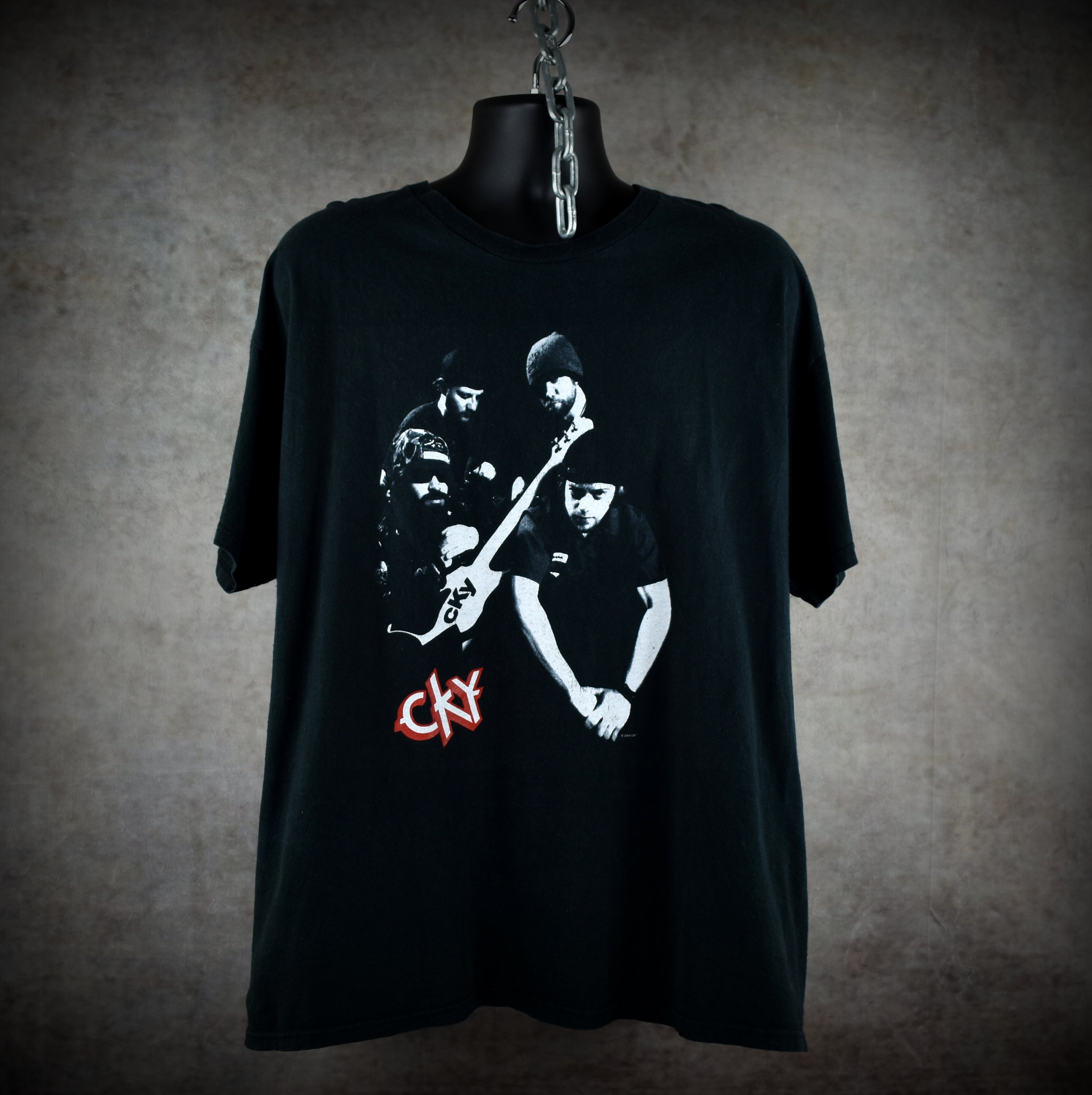 2004 cky vintage infiltrate•destroy•rebuild era escape from hellview lyric promo band t-shirt