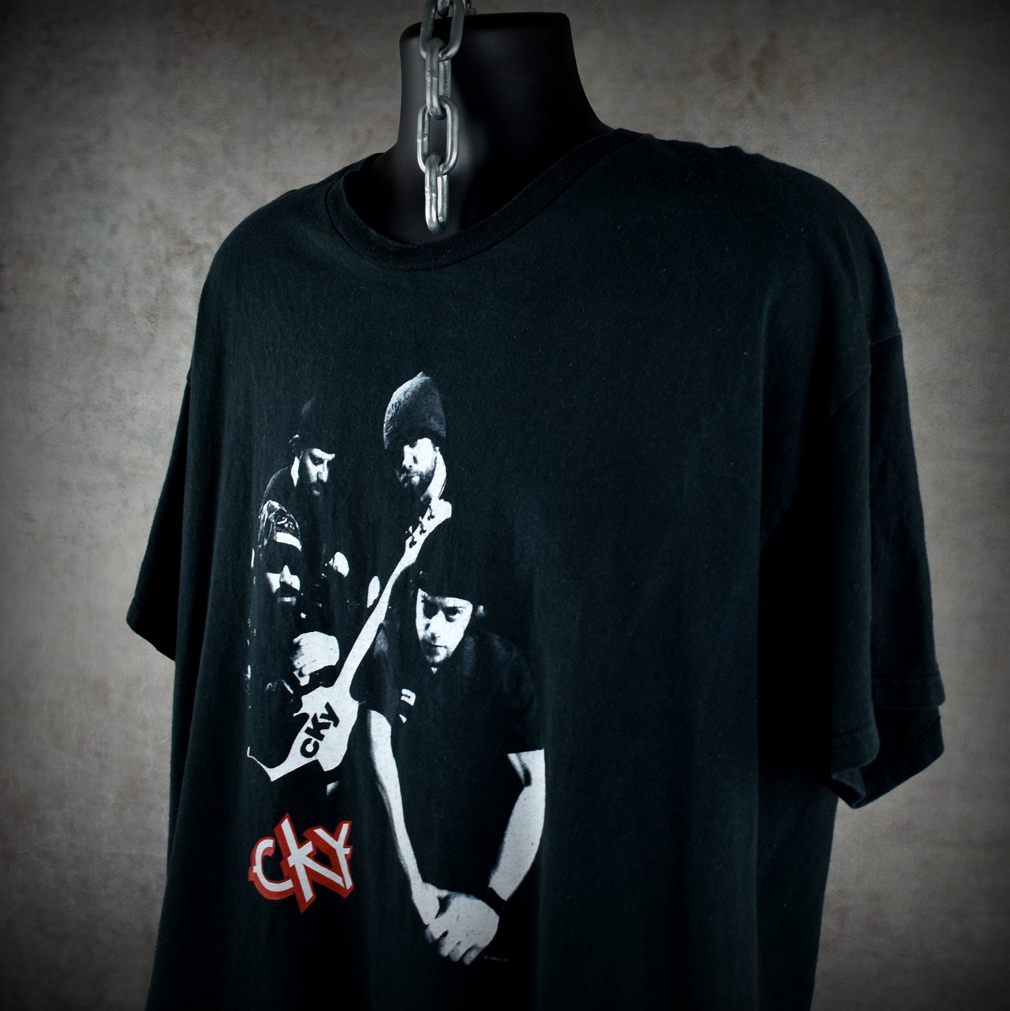2004 cky vintage infiltrate•destroy•rebuild era escape from hellview lyric promo band t-shirt
