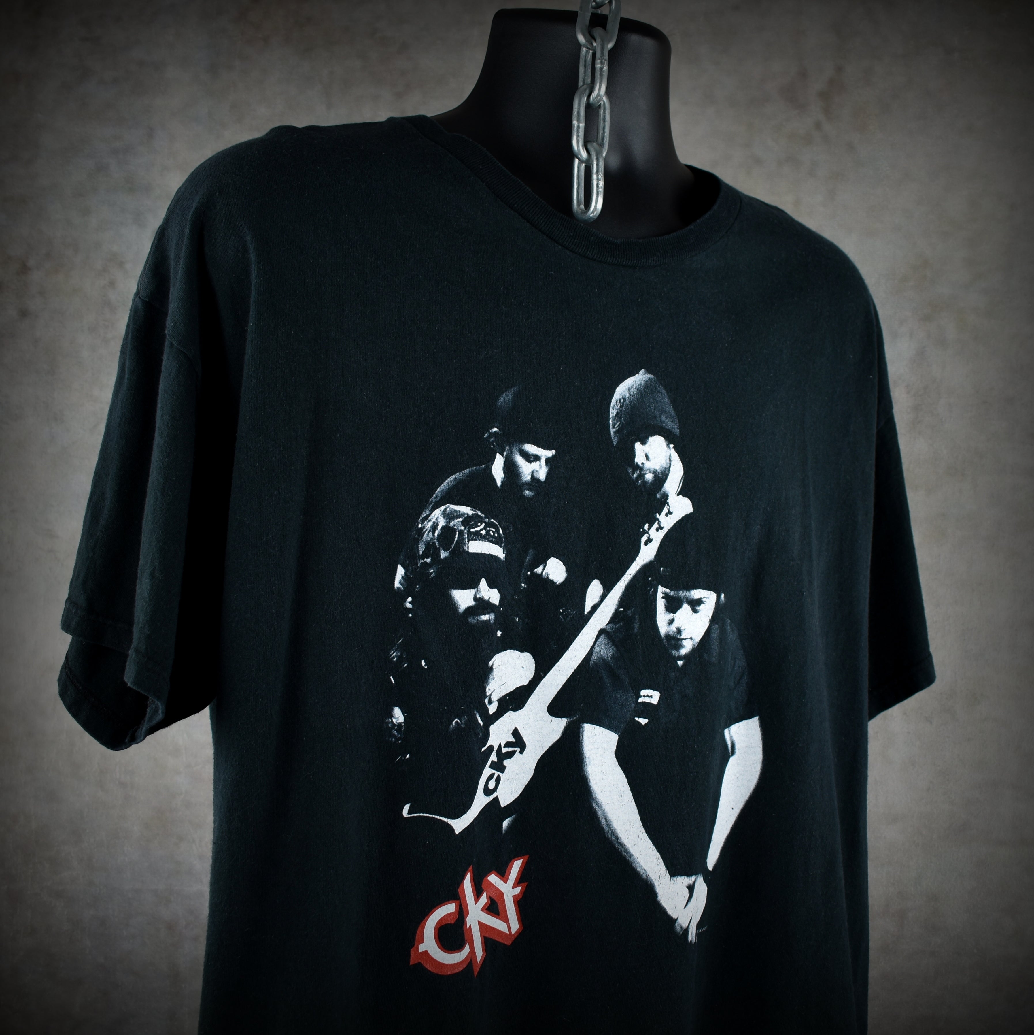 2004 cky vintage infiltrate•destroy•rebuild era escape from hellview lyric promo band t-shirt