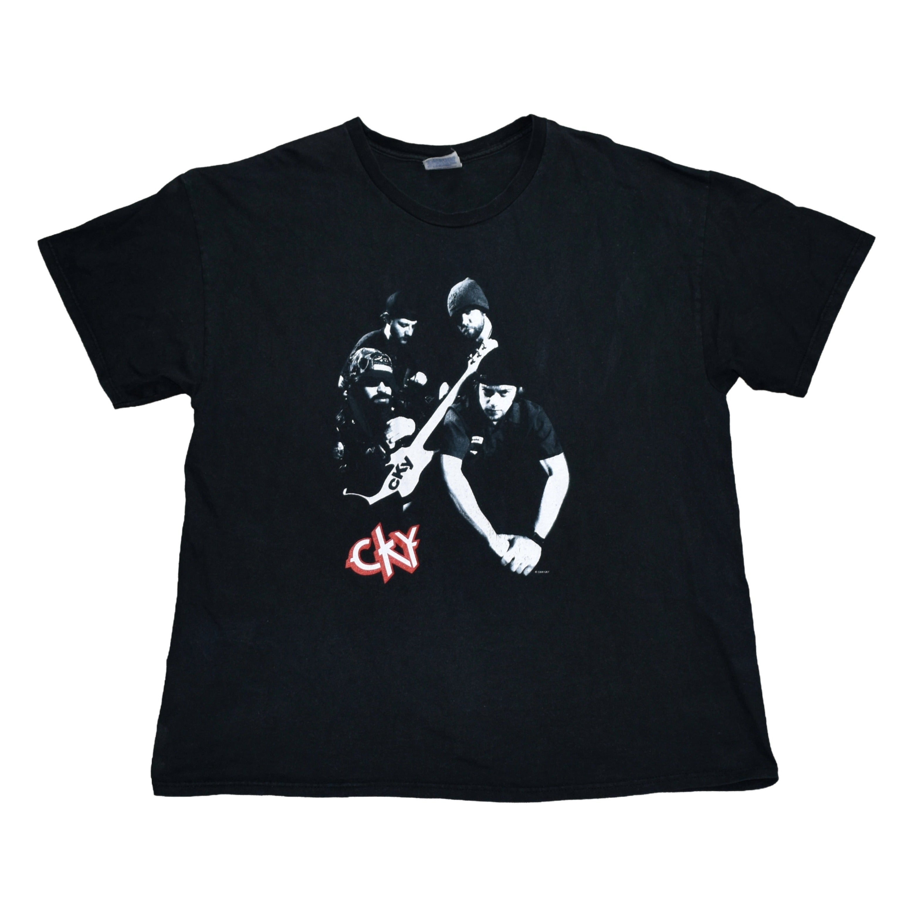 2004 cky vintage infiltrate•destroy•rebuild era escape from hellview lyric promo band t-shirt