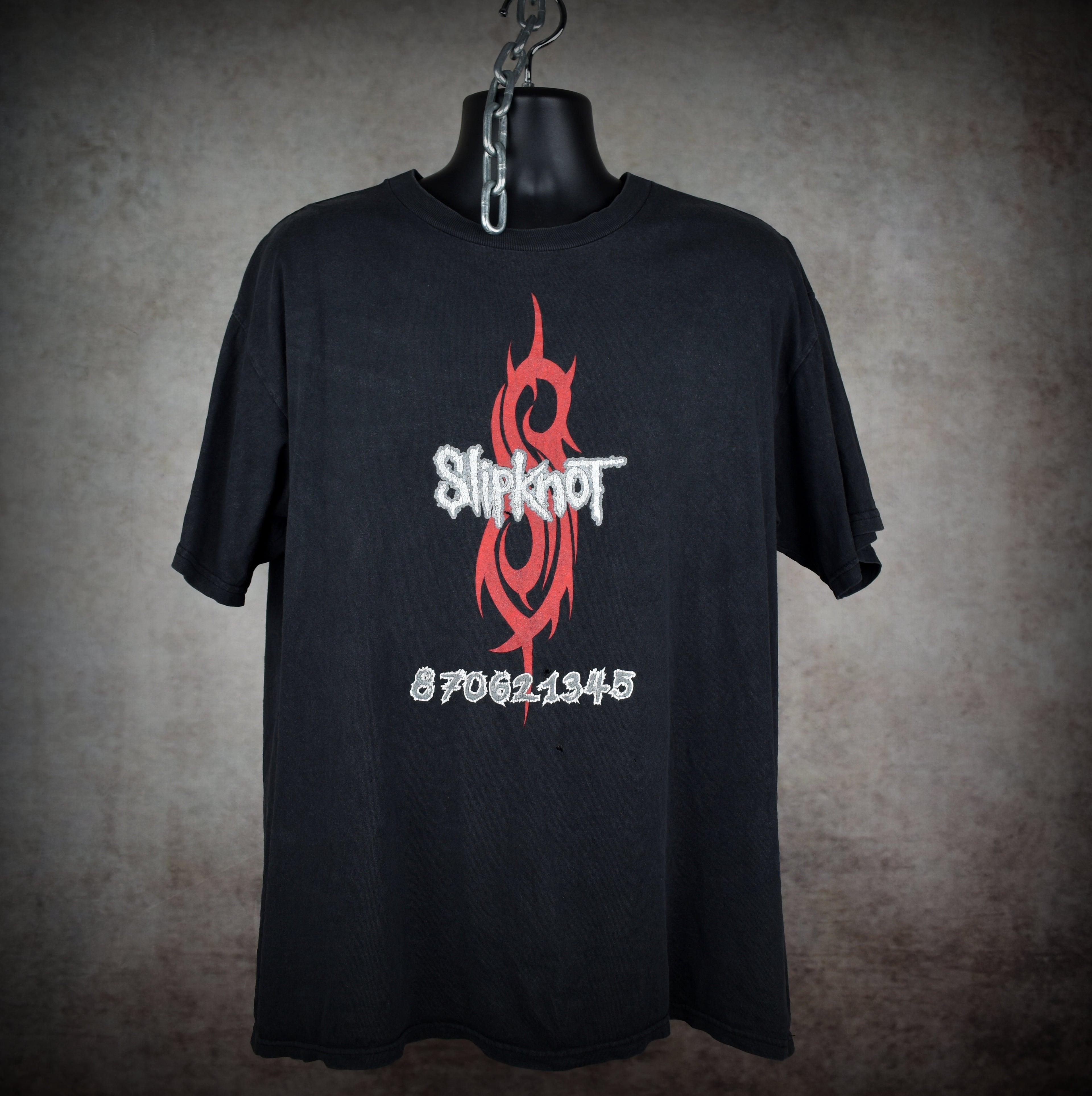 1999 slipknot vintage 870621345 classic  90s / y2k nü metal band promo t-shirt