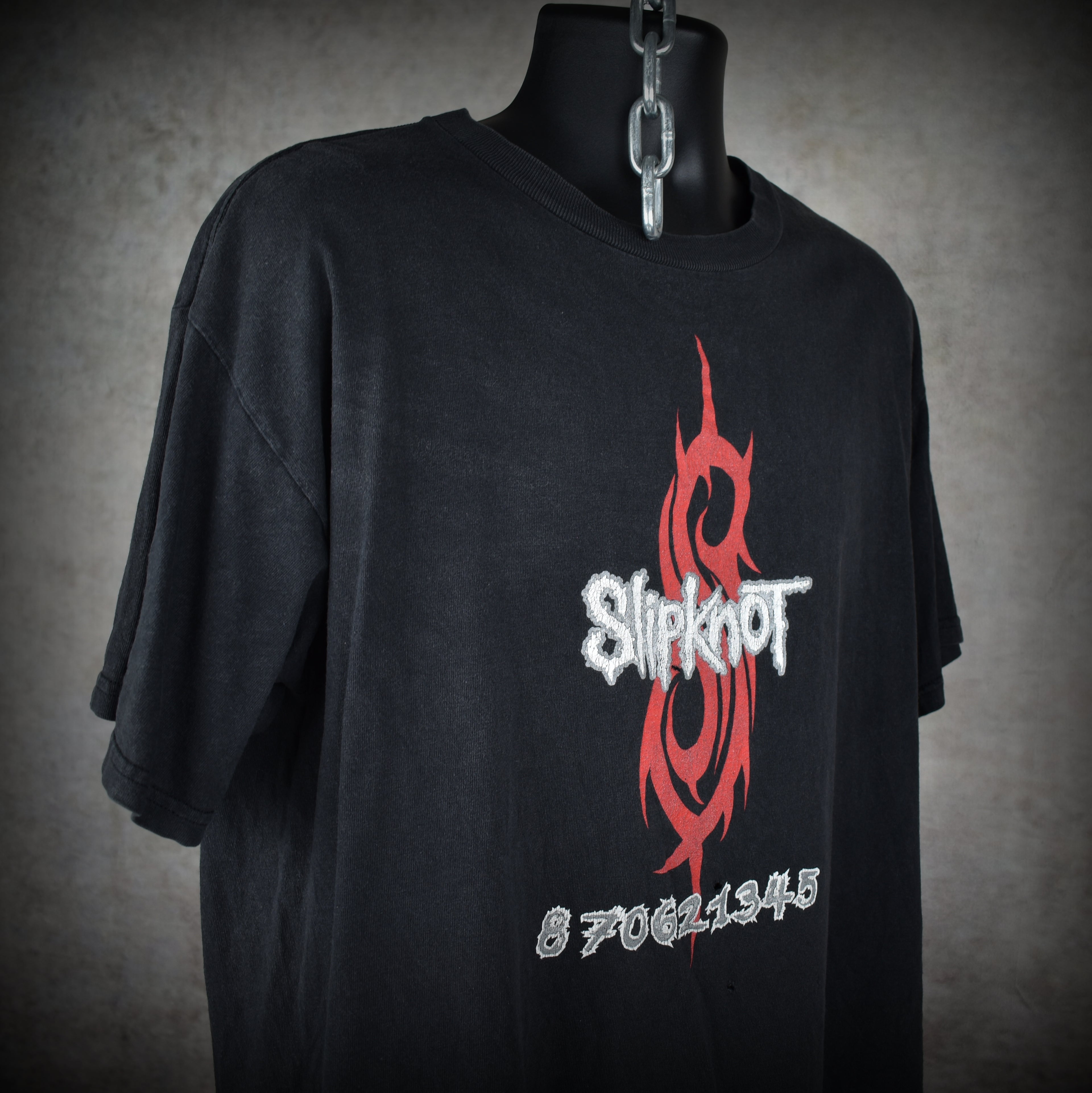 1999 slipknot vintage 870621345 classic  90s / y2k nü metal band promo t-shirt