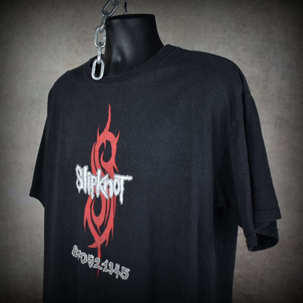 1999 slipknot vintage 870621345 classic  90s / y2k nü metal band promo t-shirt