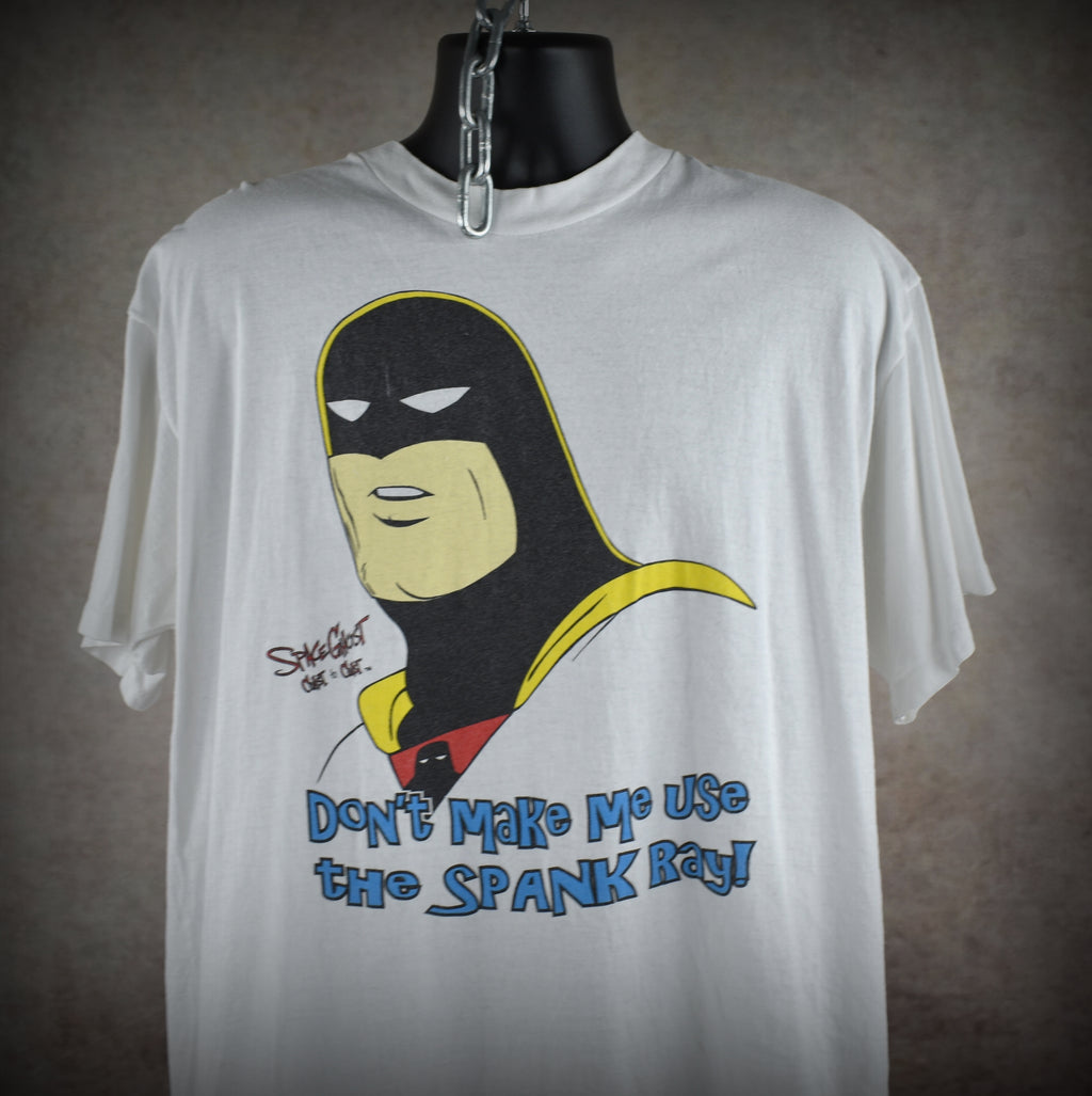 1997 space ghost coast to coast vintage 90s classic adult swim cartoon tv show promo t-shirt