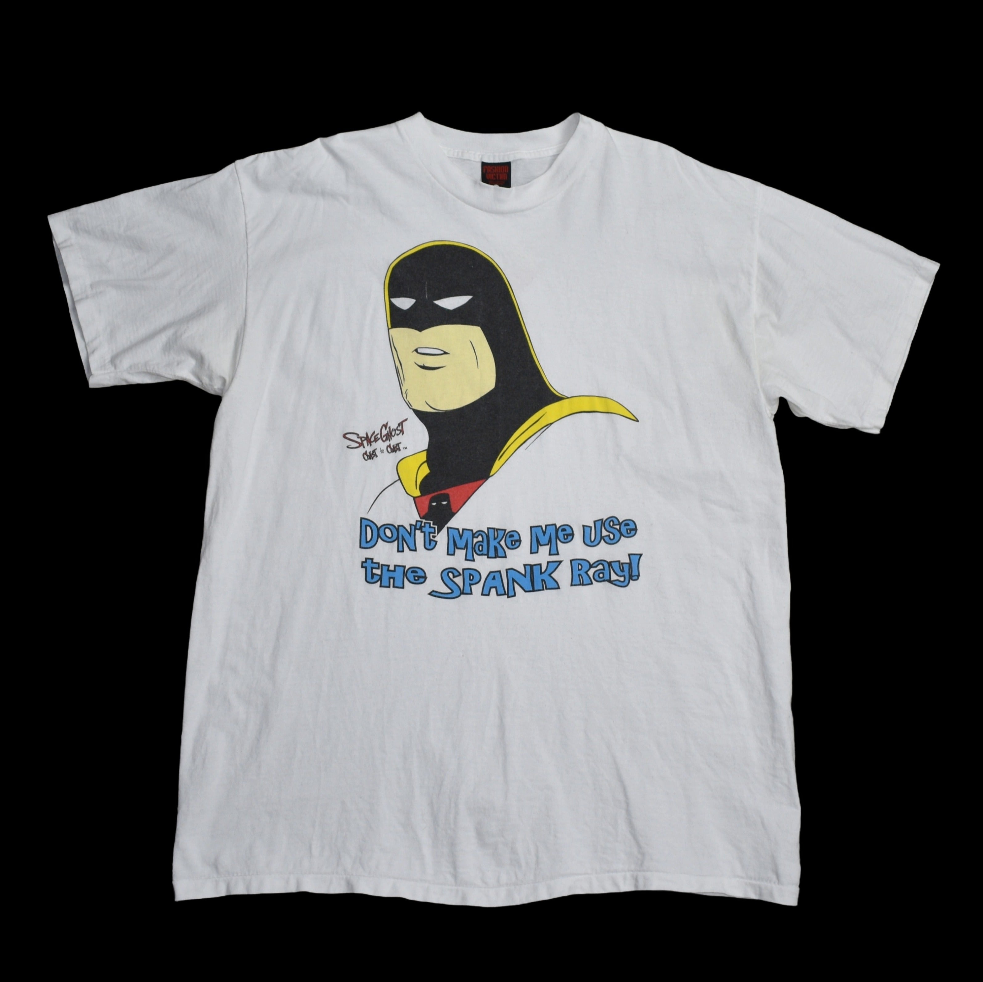 1997 space ghost coast to coast vintage 90s classic adult swim cartoon tv show promo t-shirt