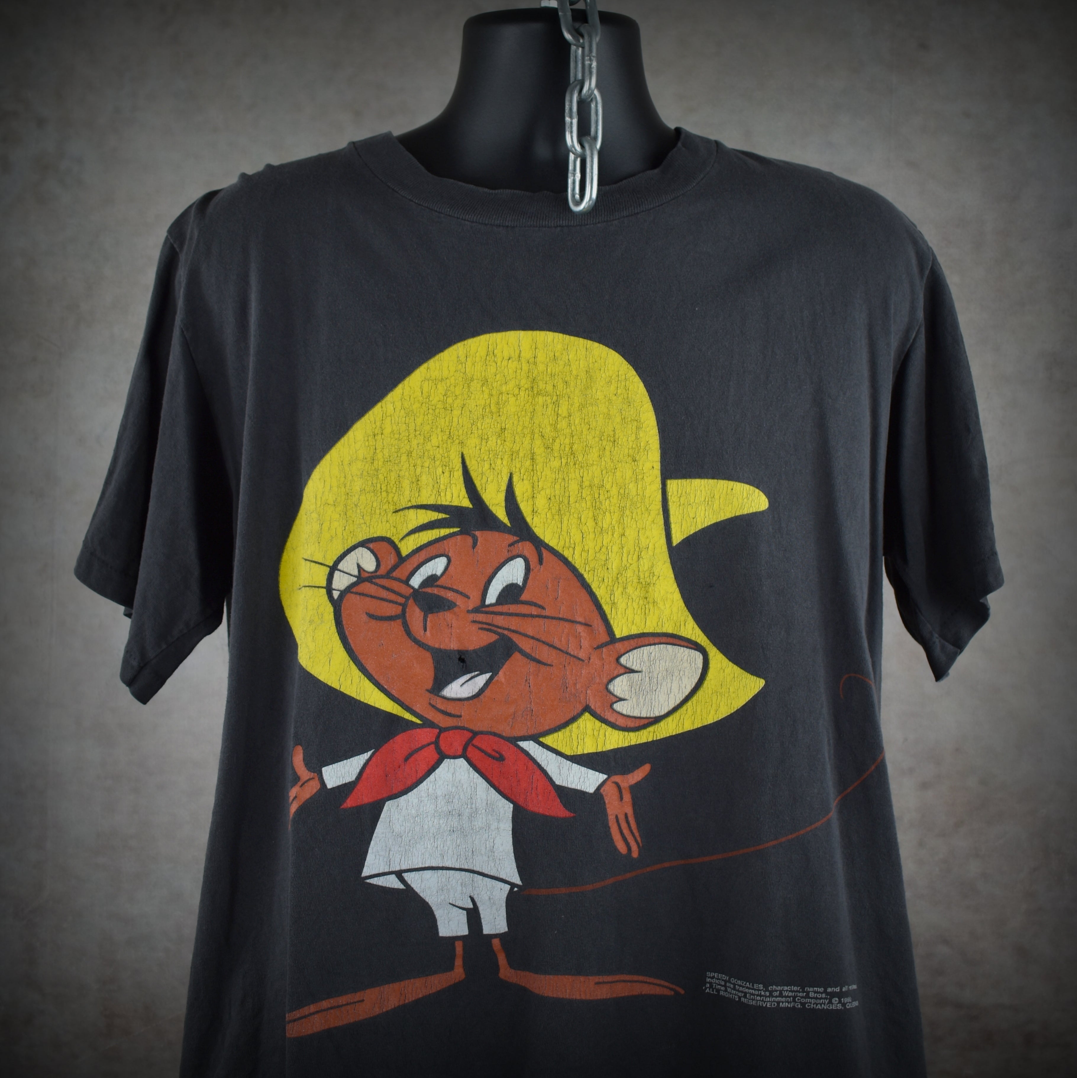 1992 speedy gonzales vintage iconic looney tunes cartoon character promo t-shirt